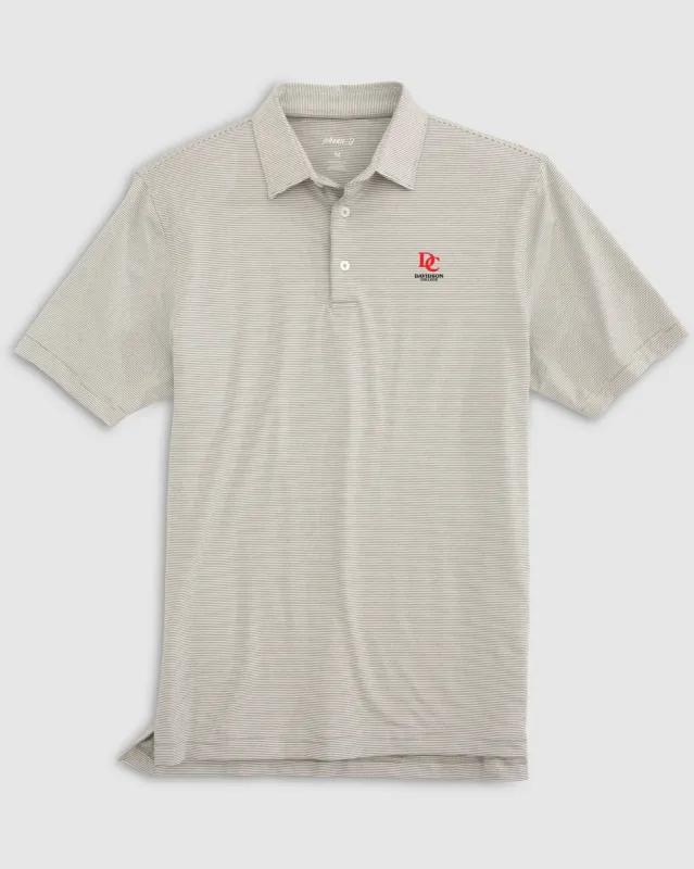 Davidson Lyndonn Striped Jersey Performance Polo sold by Johnnie-O