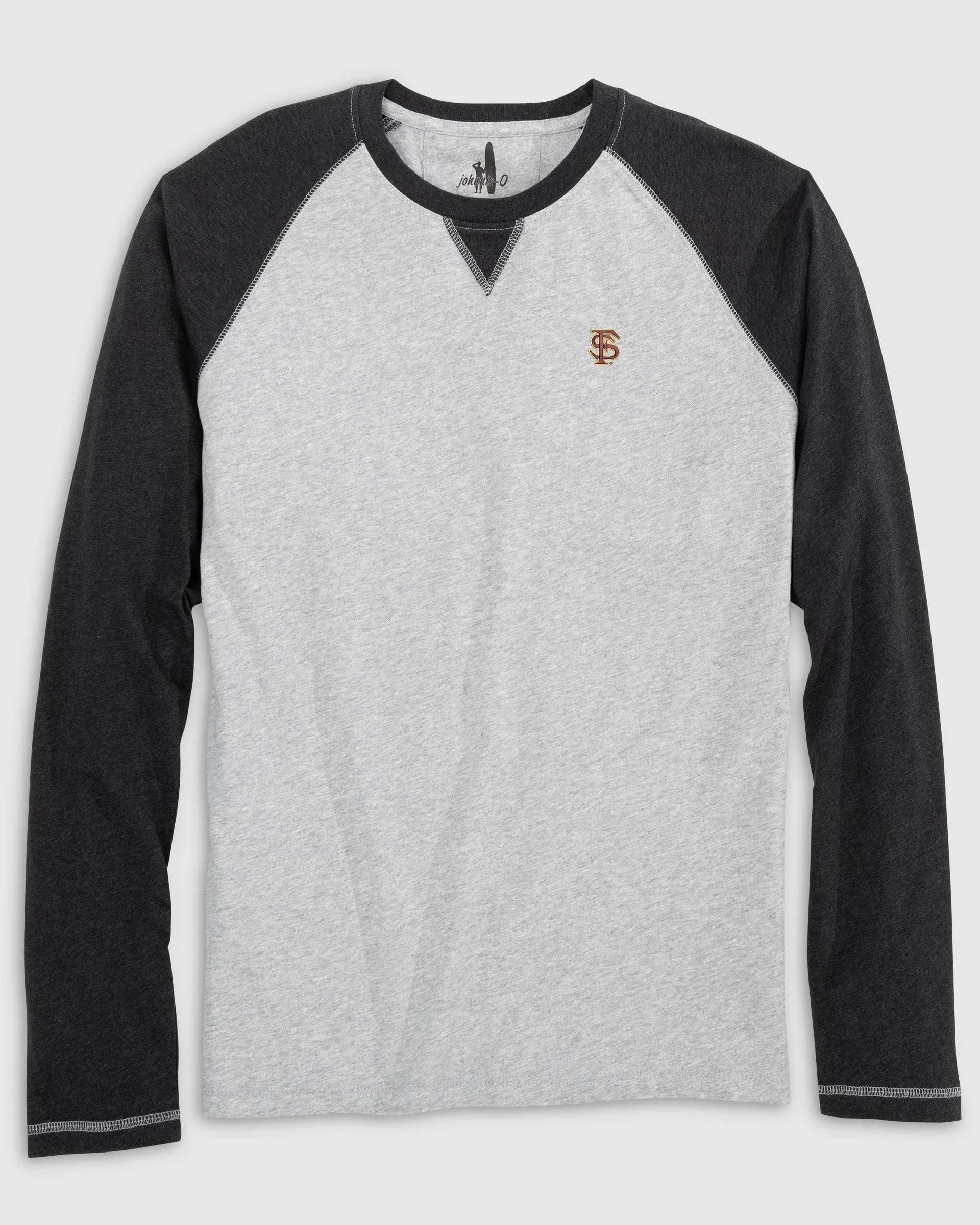 Florida State Alsen Long Sleeve Baseball Tee - Baseball Logo sold by Johnnie-O