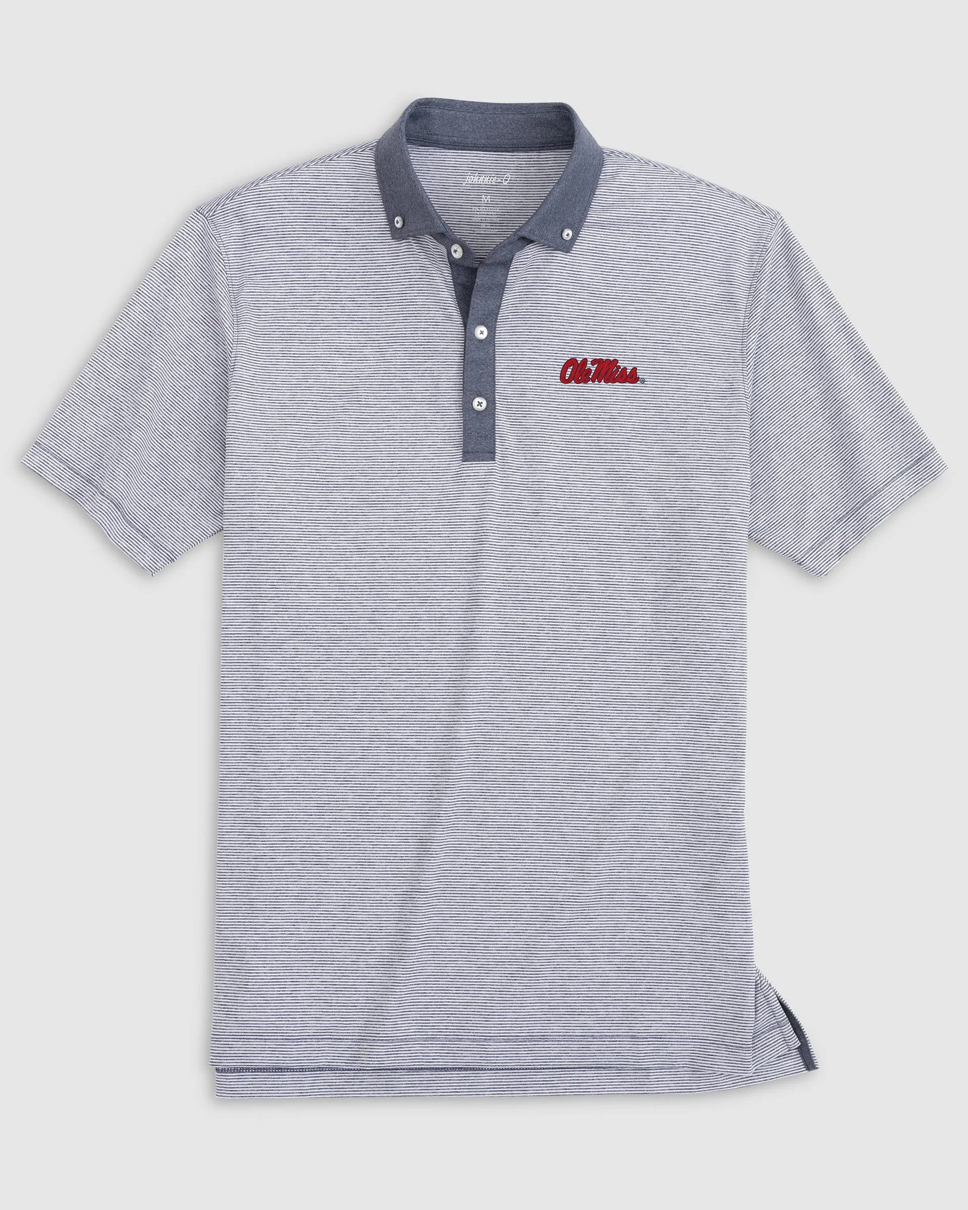Ole Miss Walsh Striped Jersey Performance Polo sold by Johnnie-O product image thumbnail 2