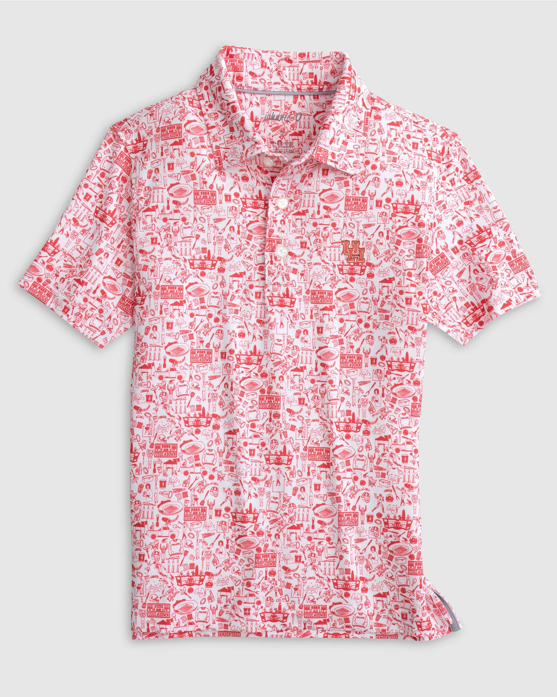 Houston Tailgater Jr. Printed Jersey Performance Polo sold by Johnnie-O product image thumbnail 2