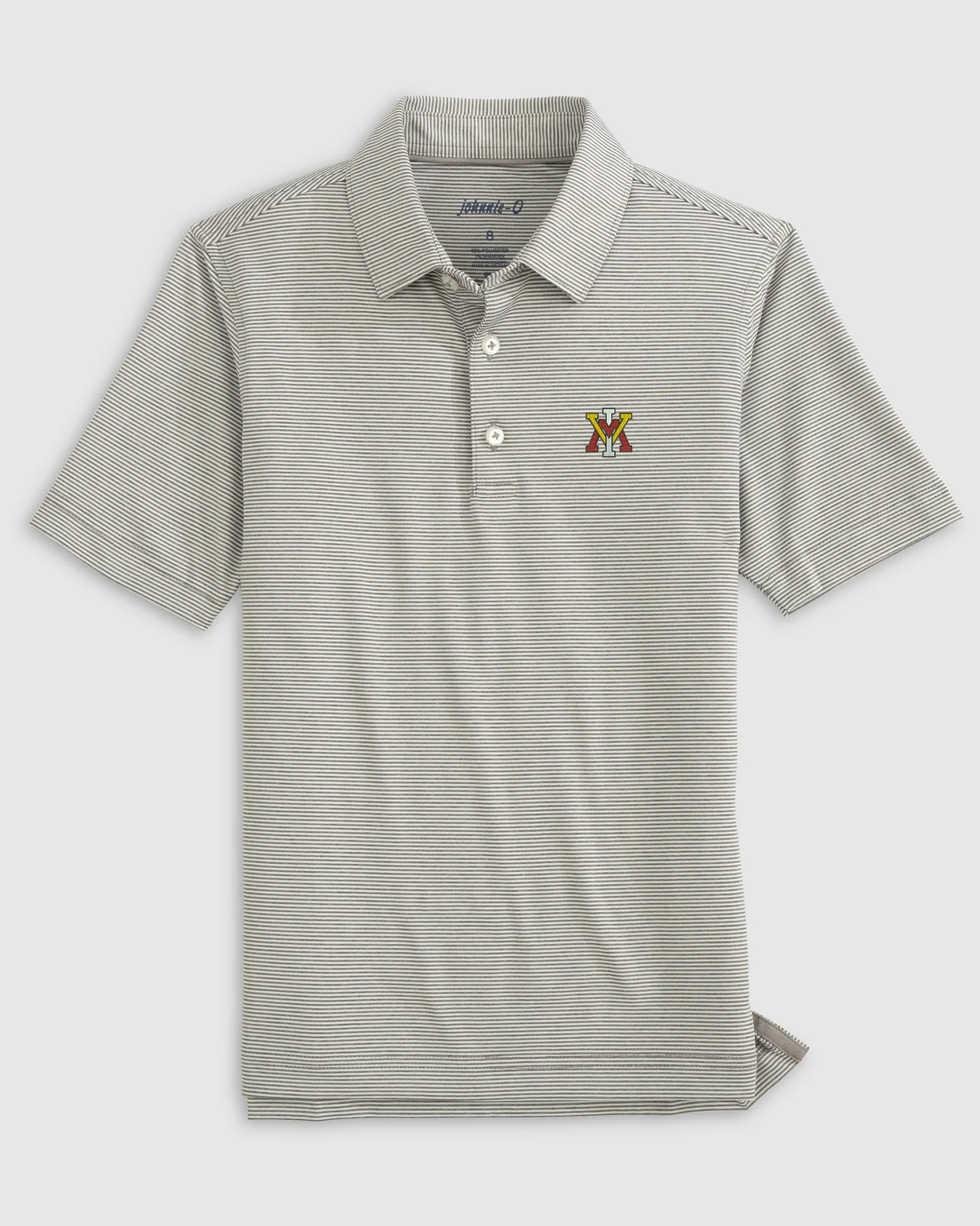 VMI Lyndonn Jr. Striped Jersey Performance Polo sold by Johnnie-O