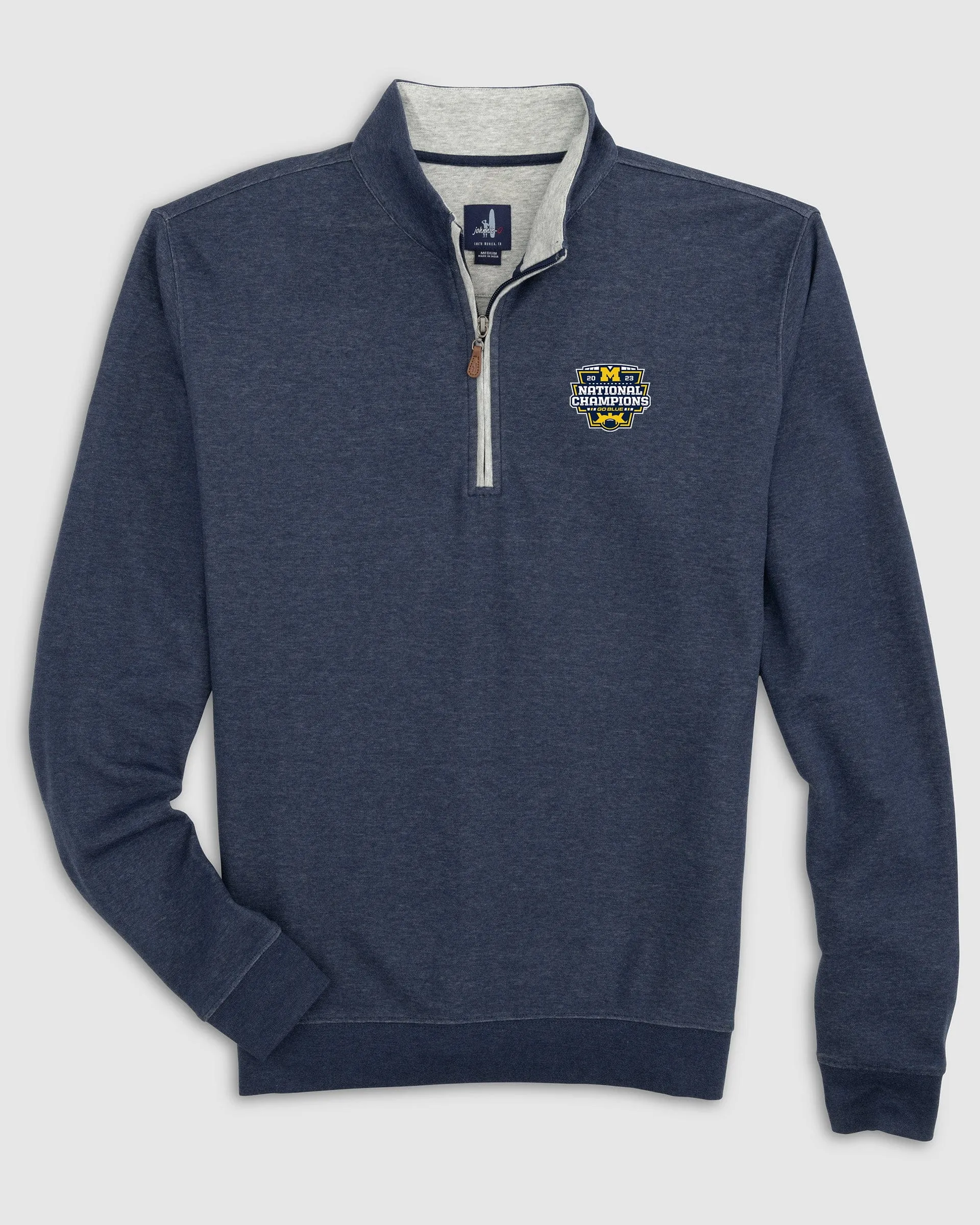 Michigan Sully 1/4 Zip - 2023 CFP Champions Logo sold by Johnnie-O product image thumbnail 2