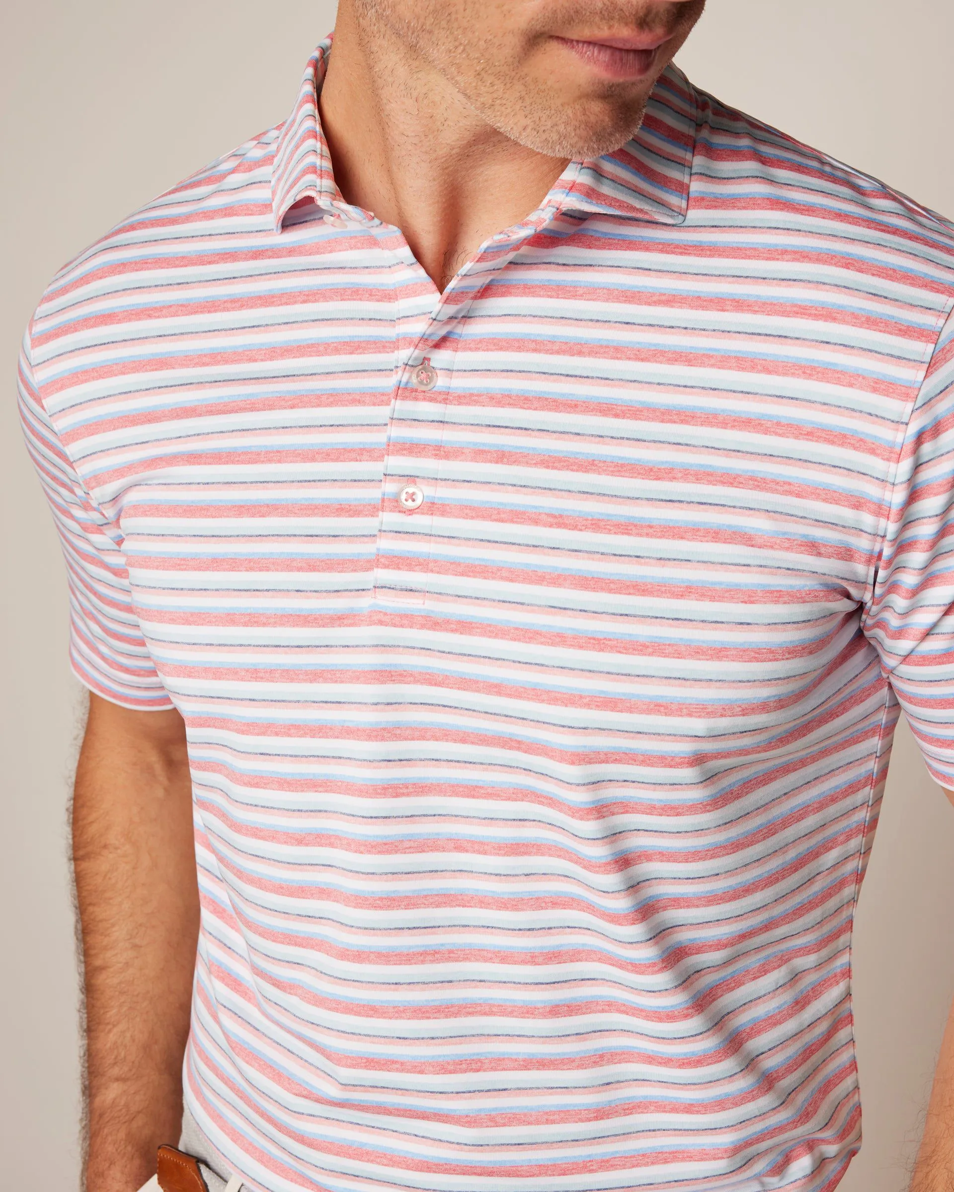 Harty Striped Jersey Performance Polo sold by Johnnie-O product image thumbnail 3
