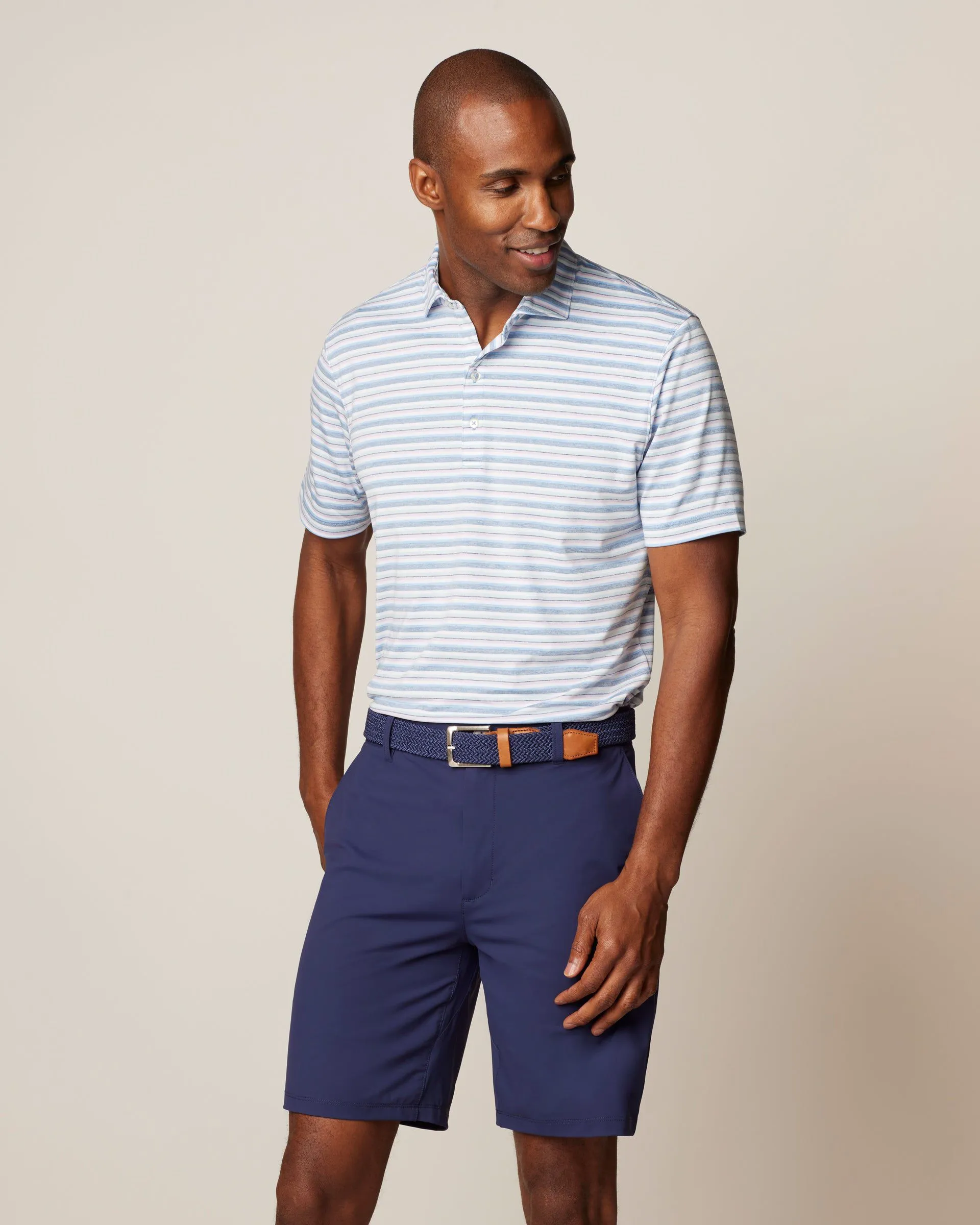 Harty Striped Jersey Performance Polo sold by Johnnie-O