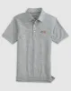 Louisiana State University Lyndonn Jr. Striped Jersey Performance Polo sold by Johnnie-O