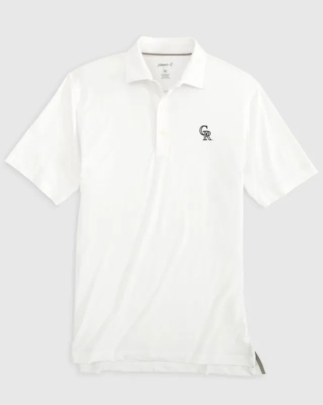 Colorado Rockies Birdie Jersey Performance Polo sold by Johnnie-O
