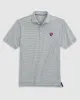 Florida Panthers Lyndonn Striped Jersey Performance Polo sold by Johnnie-O