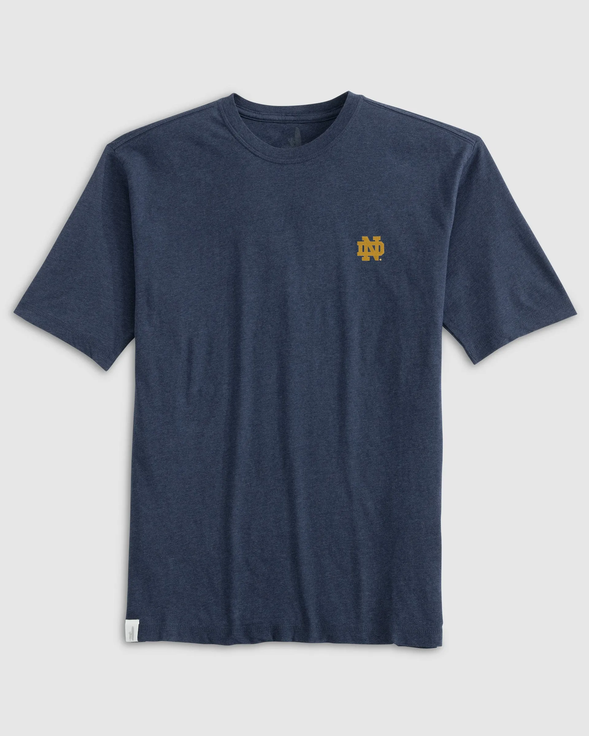 Notre Dame Heathered Spencer T-Shirt sold by Johnnie-O