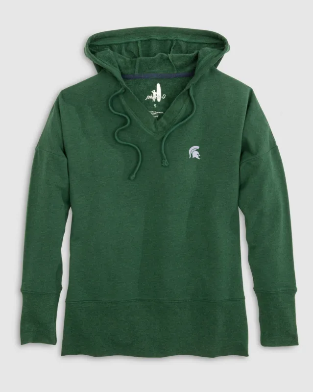 Women's Michigan State Carrie Pullover Hoodie sold by Johnnie-O