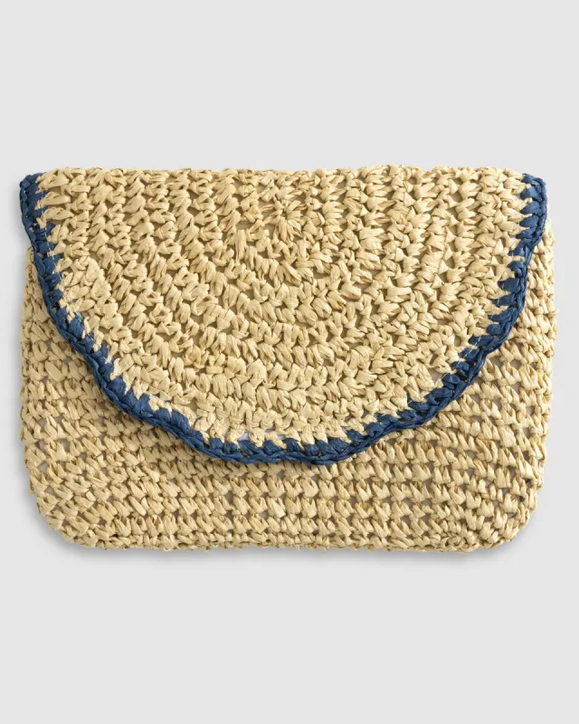 Paper Crochet Clutch sold by Johnnie-O