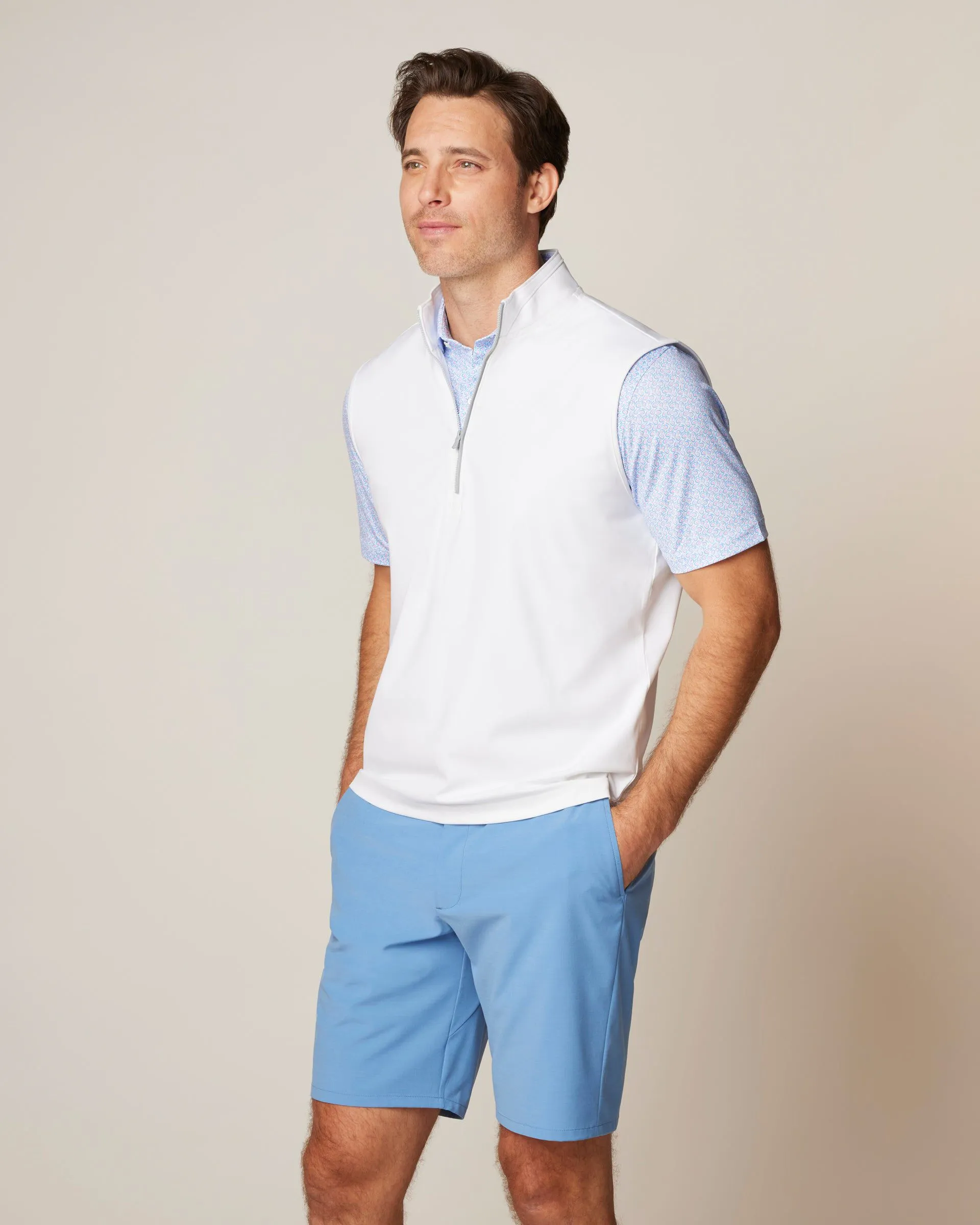 Caleb Performance 1/4 Zip Vest sold by Johnnie-O product image thumbnail 2