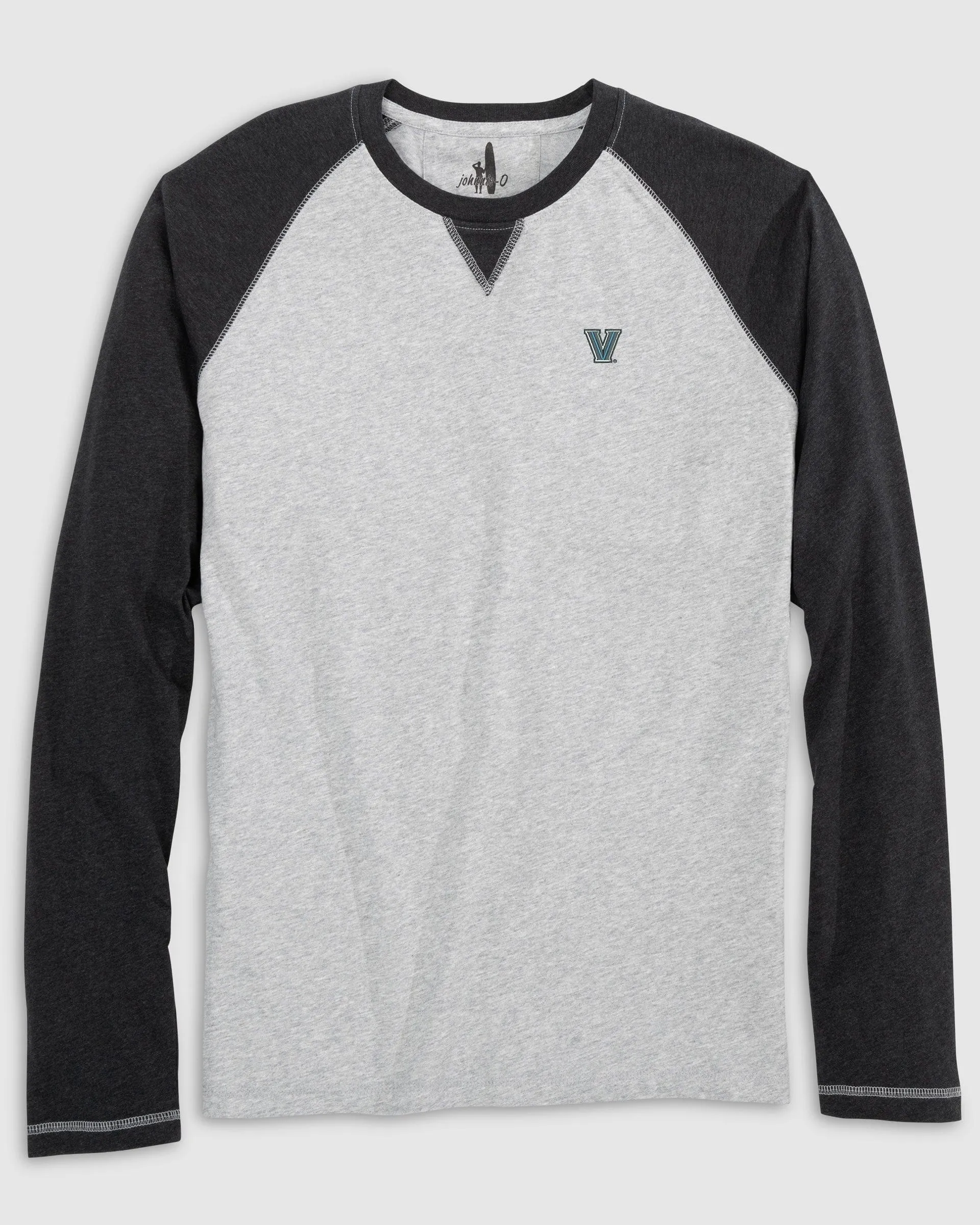 Villanova Alsen Long Sleeve Baseball Tee sold by Johnnie-O