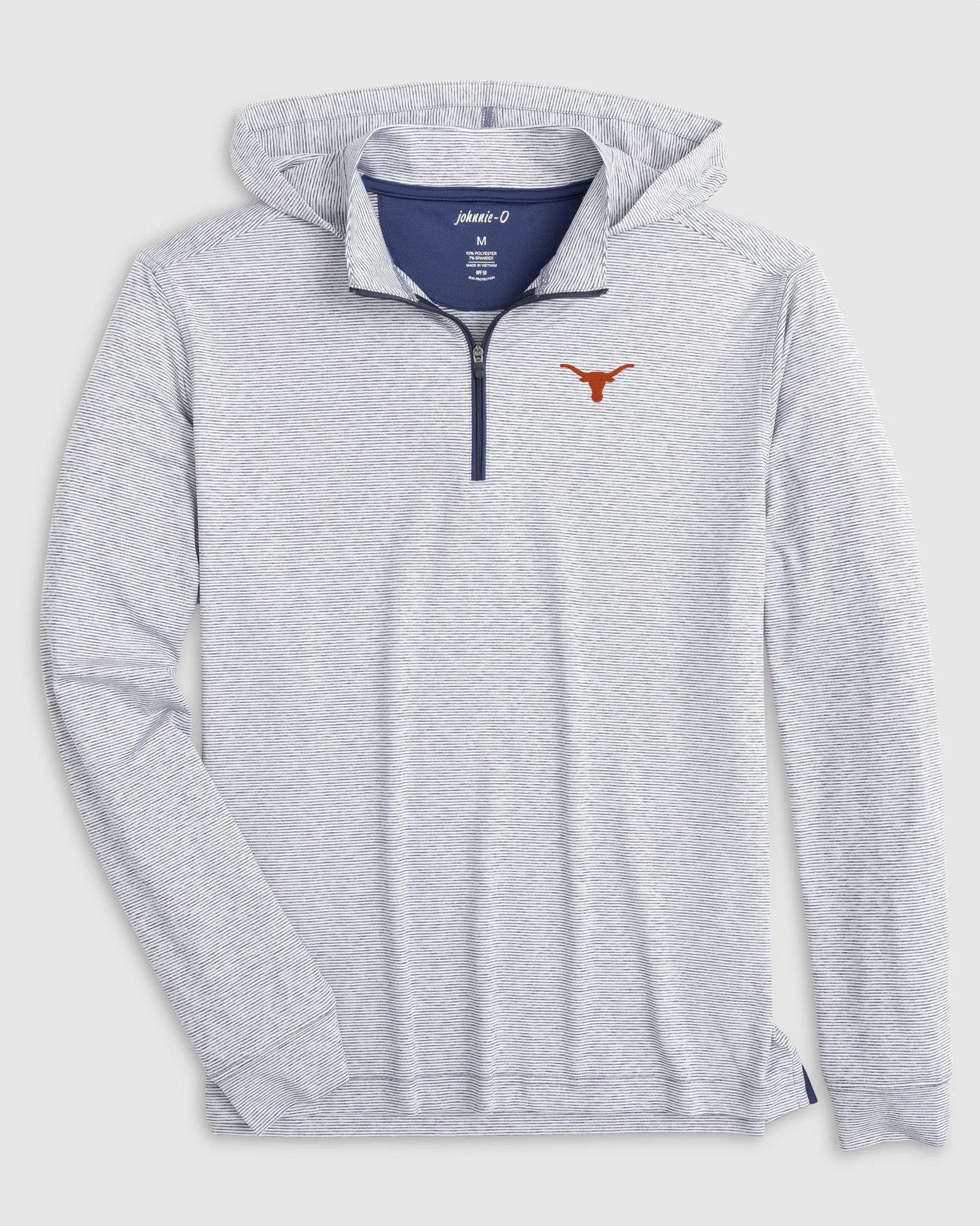 Texas Hybrid Performance 1/4 Zip Hoodie sold by Johnnie-O