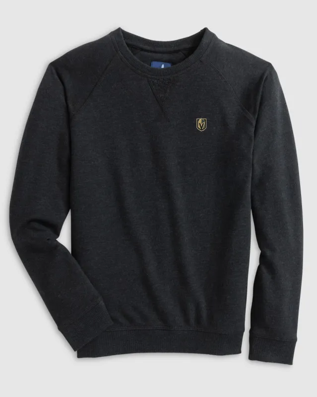 Vegas Golden Knights Freeman Jr. Crewneck Fleece Sweatshirt made by Johnnie-O