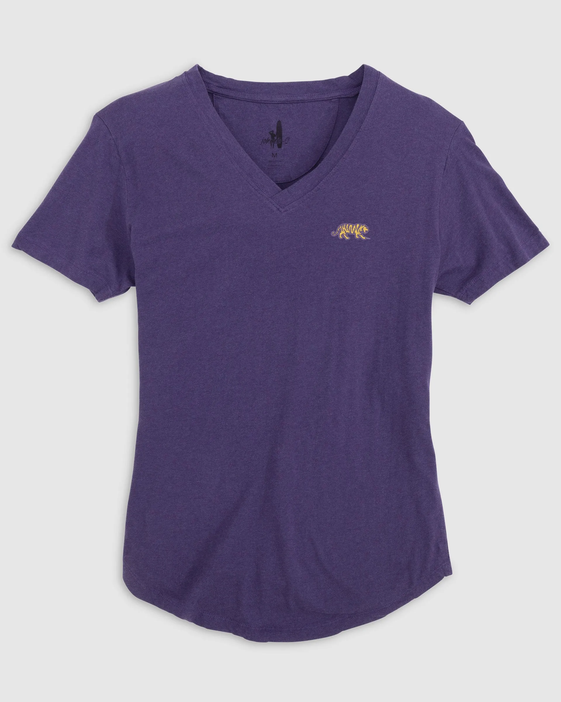 Women's Louisiana State Merediths V-Neck T-Shirt - Mike The Tiger Logo sold by Johnnie-O product image thumbnail 3