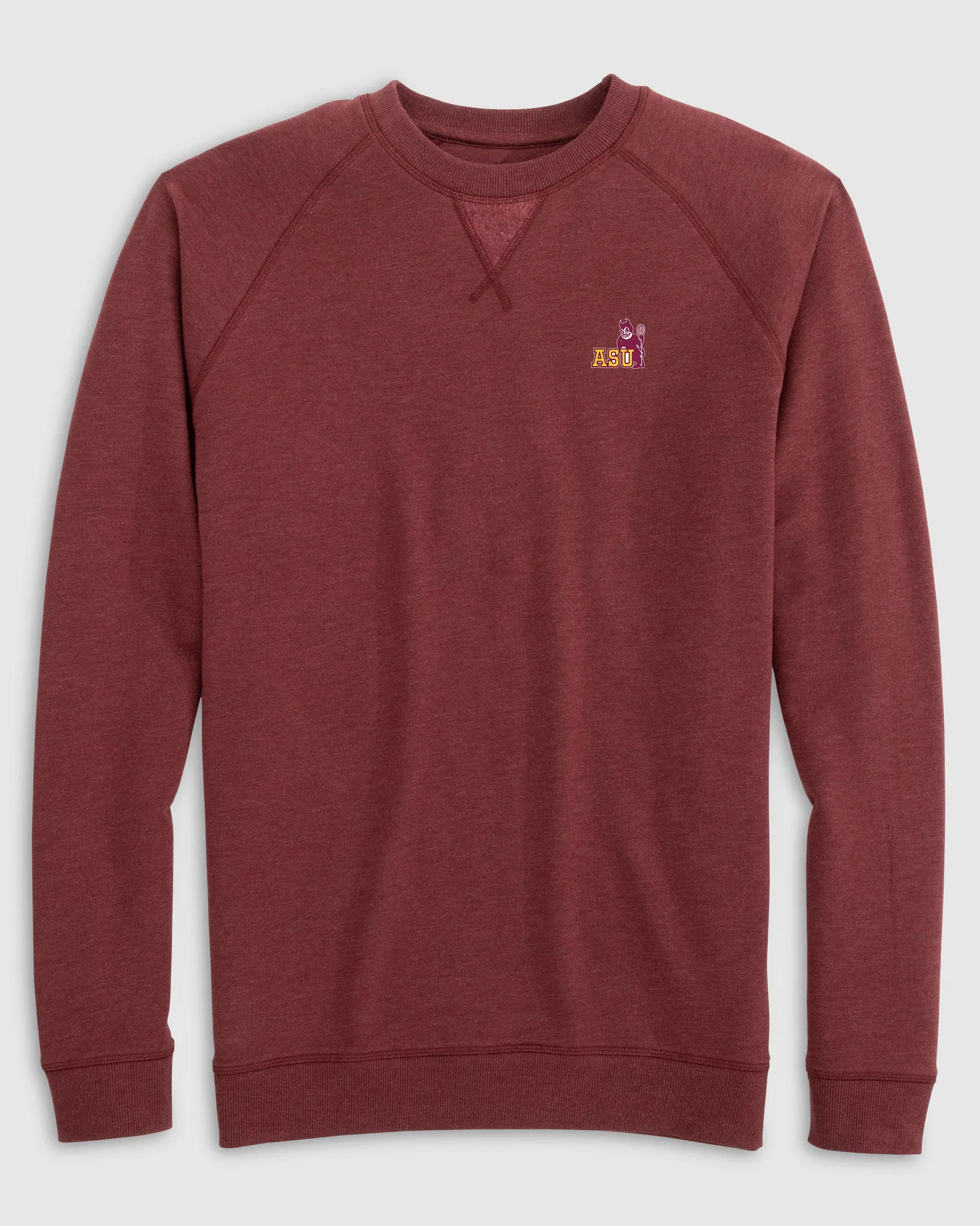 Arizona State University Freeman Crewneck Fleece Sweatshirt - Vault Logo sold by Johnnie-O product image thumbnail 3