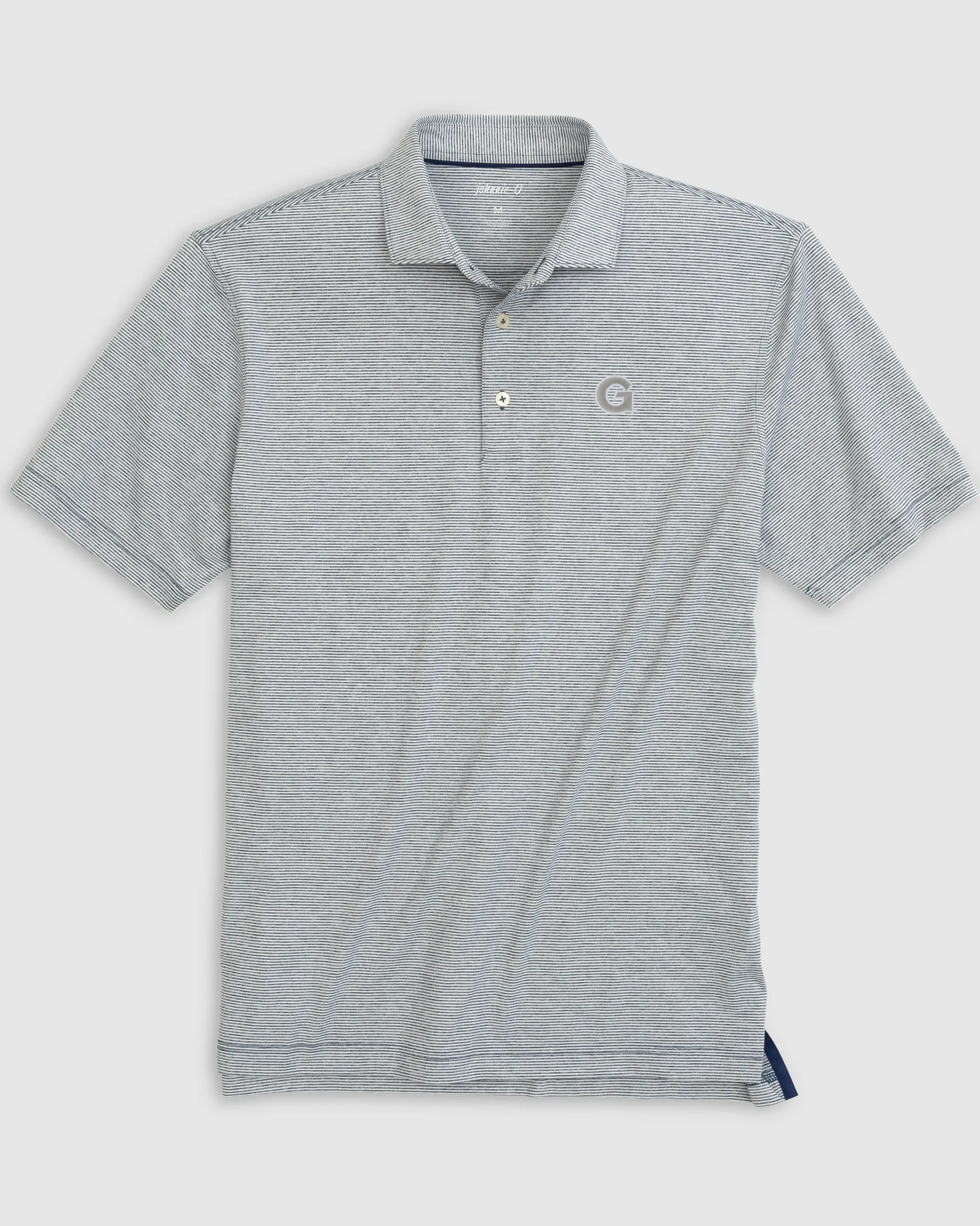 Georgetown Lyndonn Striped Jersey Performance Polo sold by Johnnie-O