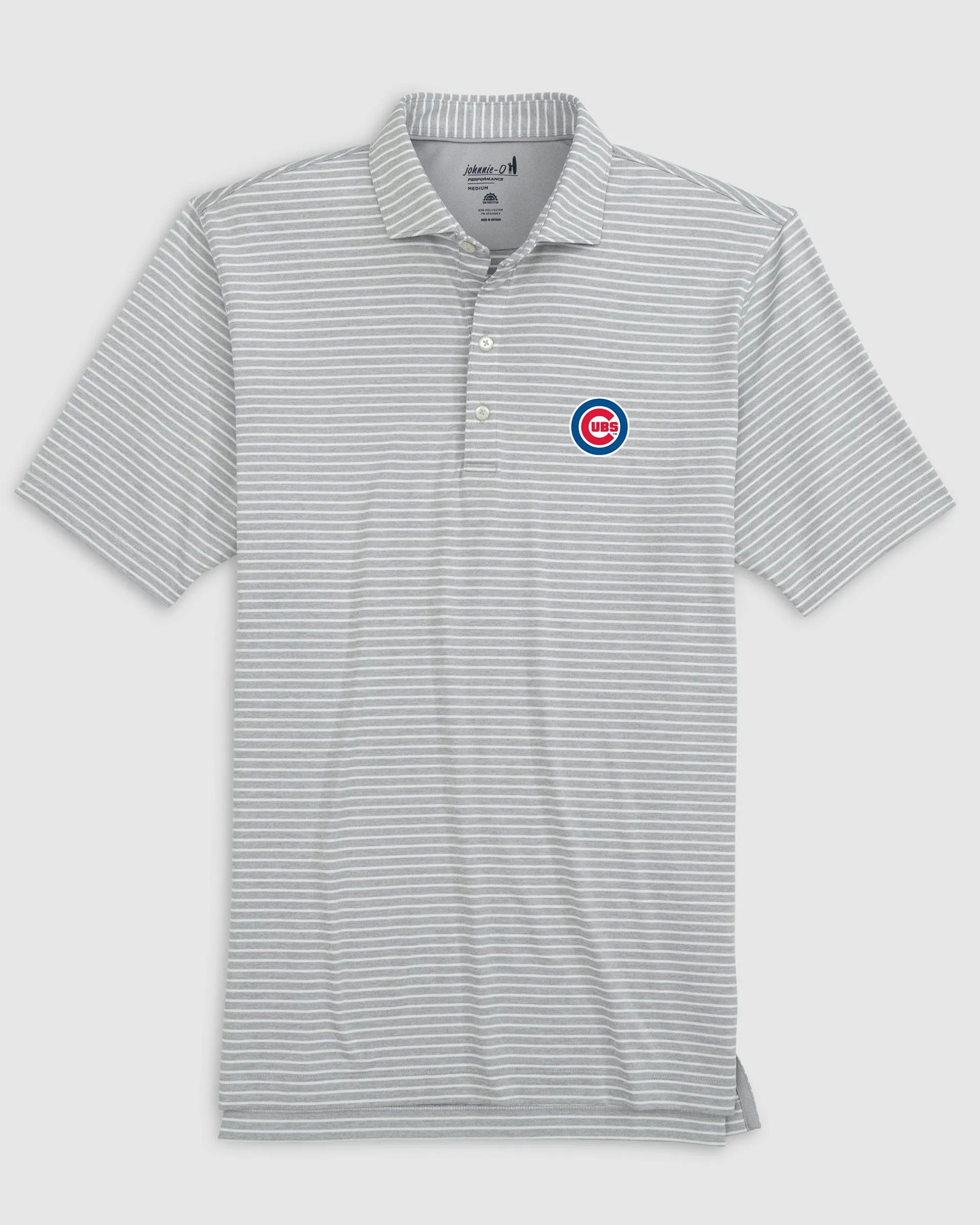 Chicago Cubs Clipperr Striped Jersey Performance Polo sold by Johnnie-O product image thumbnail 5
