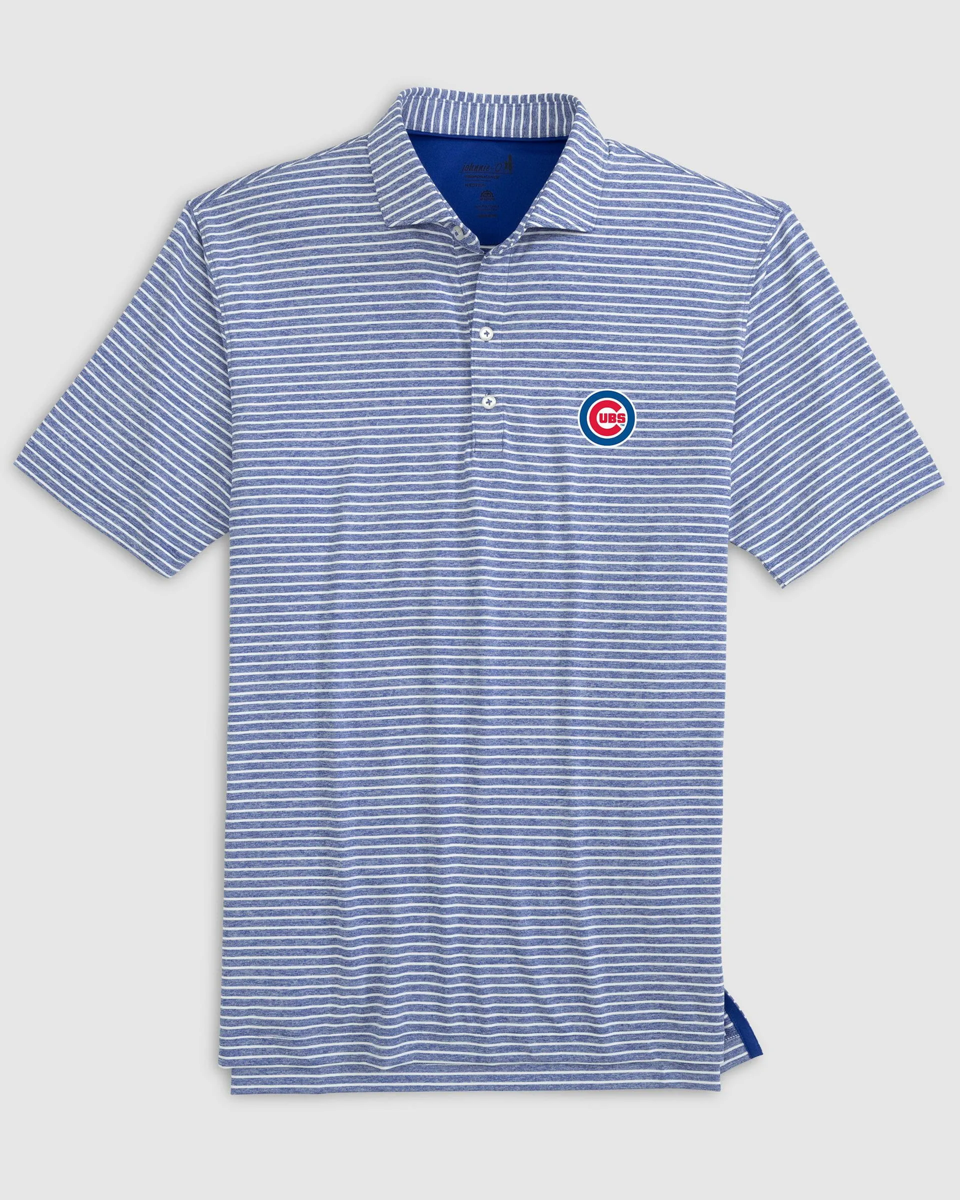 Chicago Cubs Clipperr Striped Jersey Performance Polo sold by Johnnie-O product image thumbnail 4