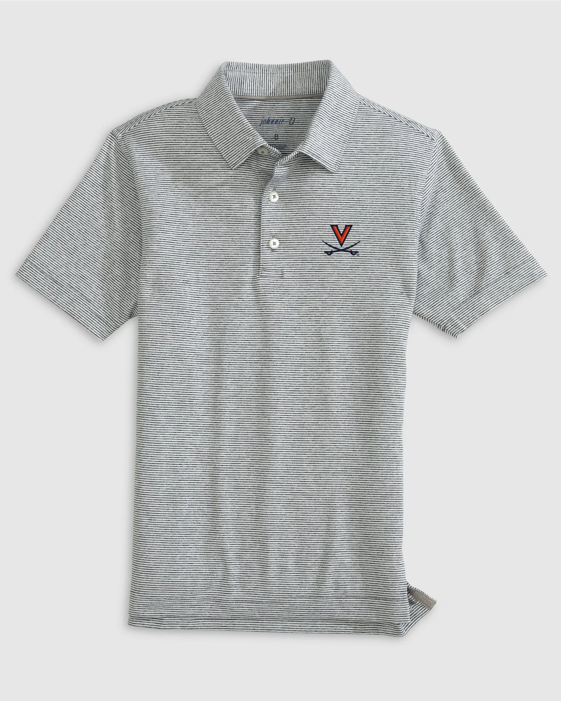 Virginia Lyndonn Jr. Striped Jersey Performance Polo sold by Johnnie-O product image thumbnail 2