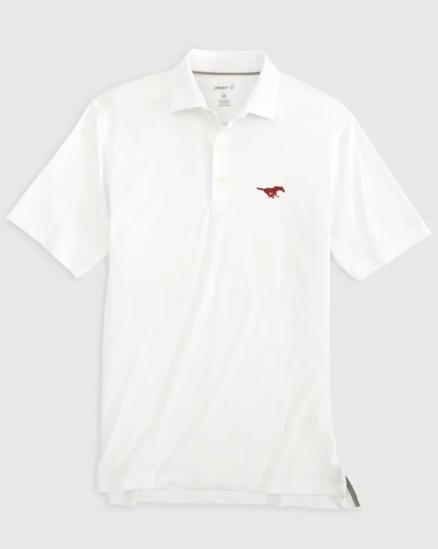 Southern Methodist Birdie Jersey Performance Polo sold by Johnnie-O