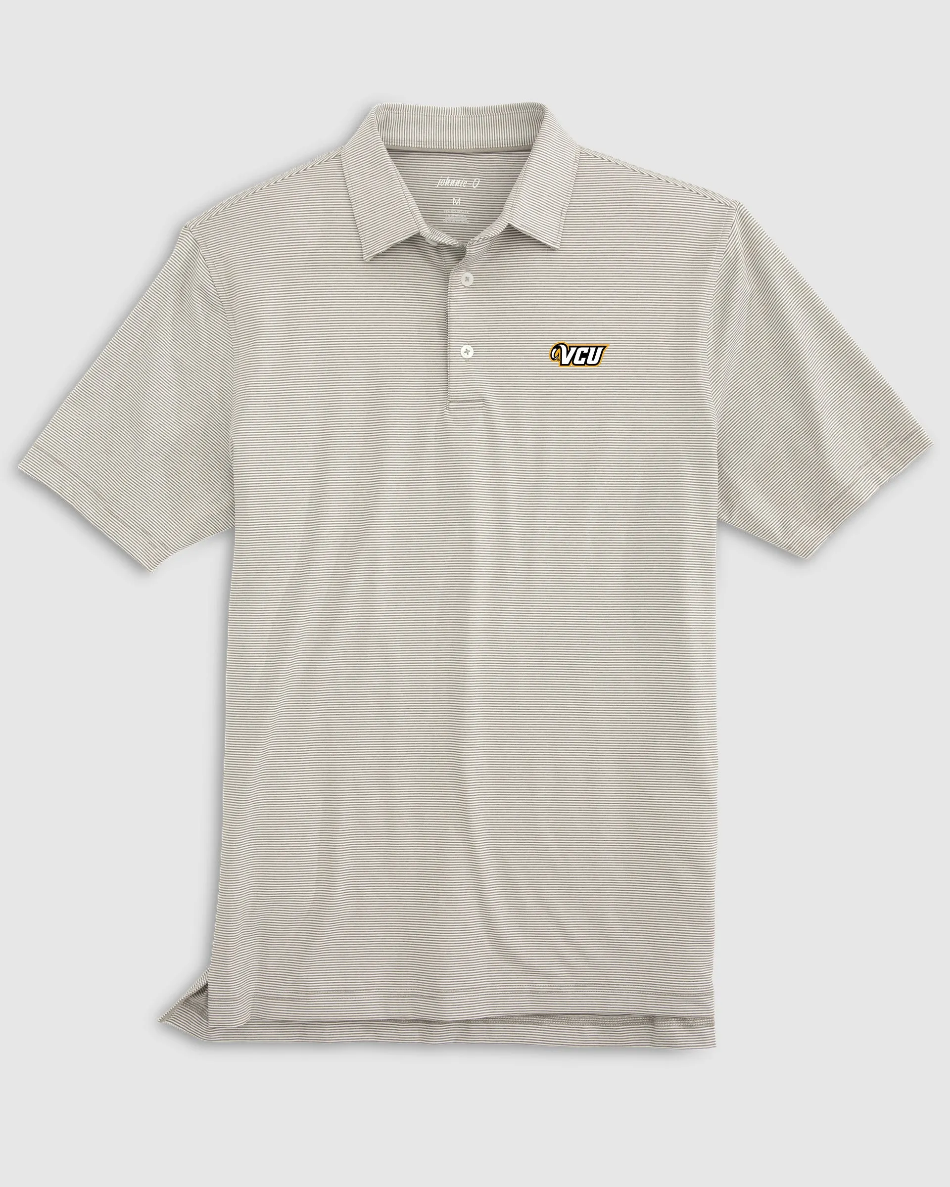 VCU Lyndonn Striped Jersey Performance Polo sold by Johnnie-O