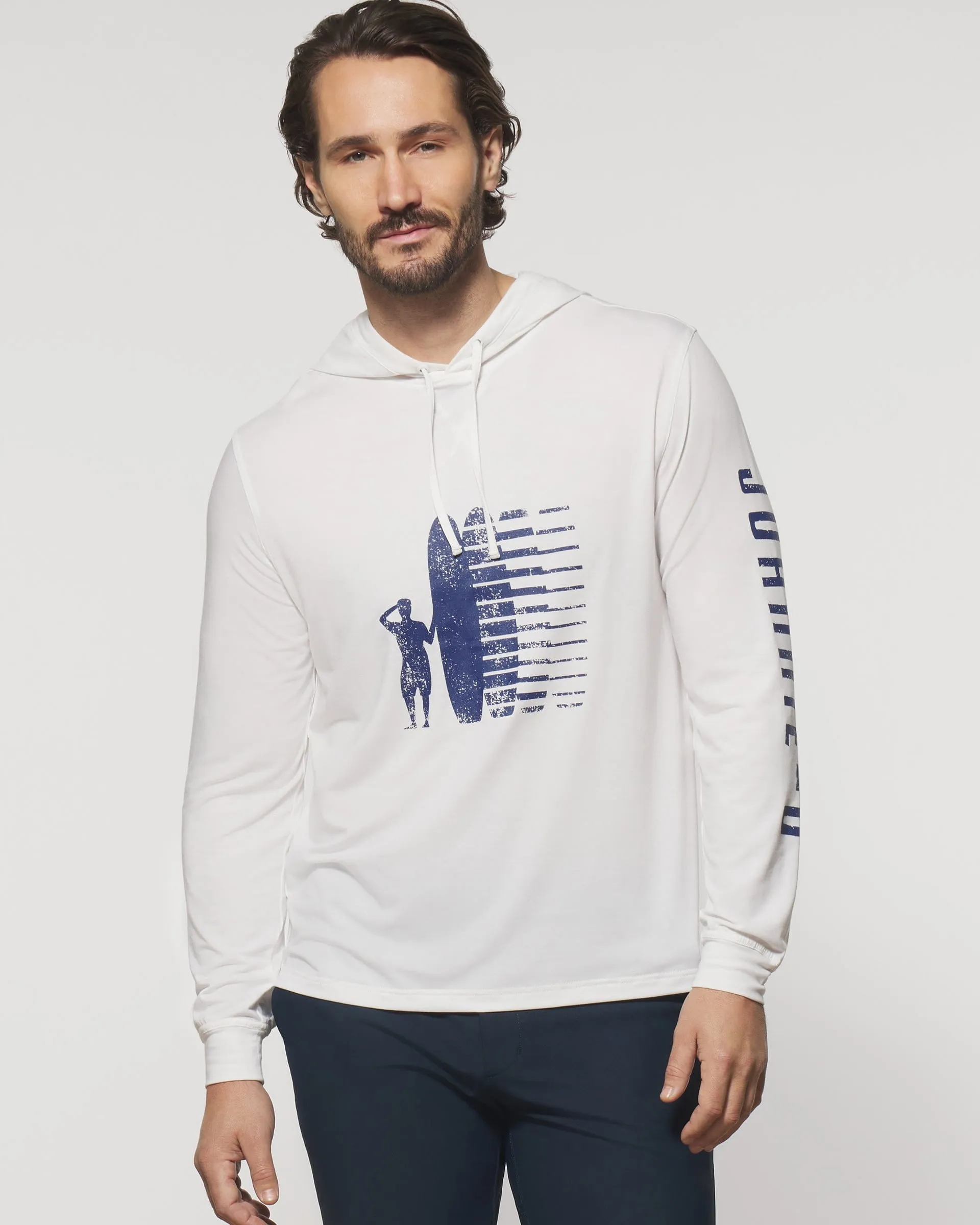 Arden Performance T-Shirt Hoodie sold by Johnnie-O