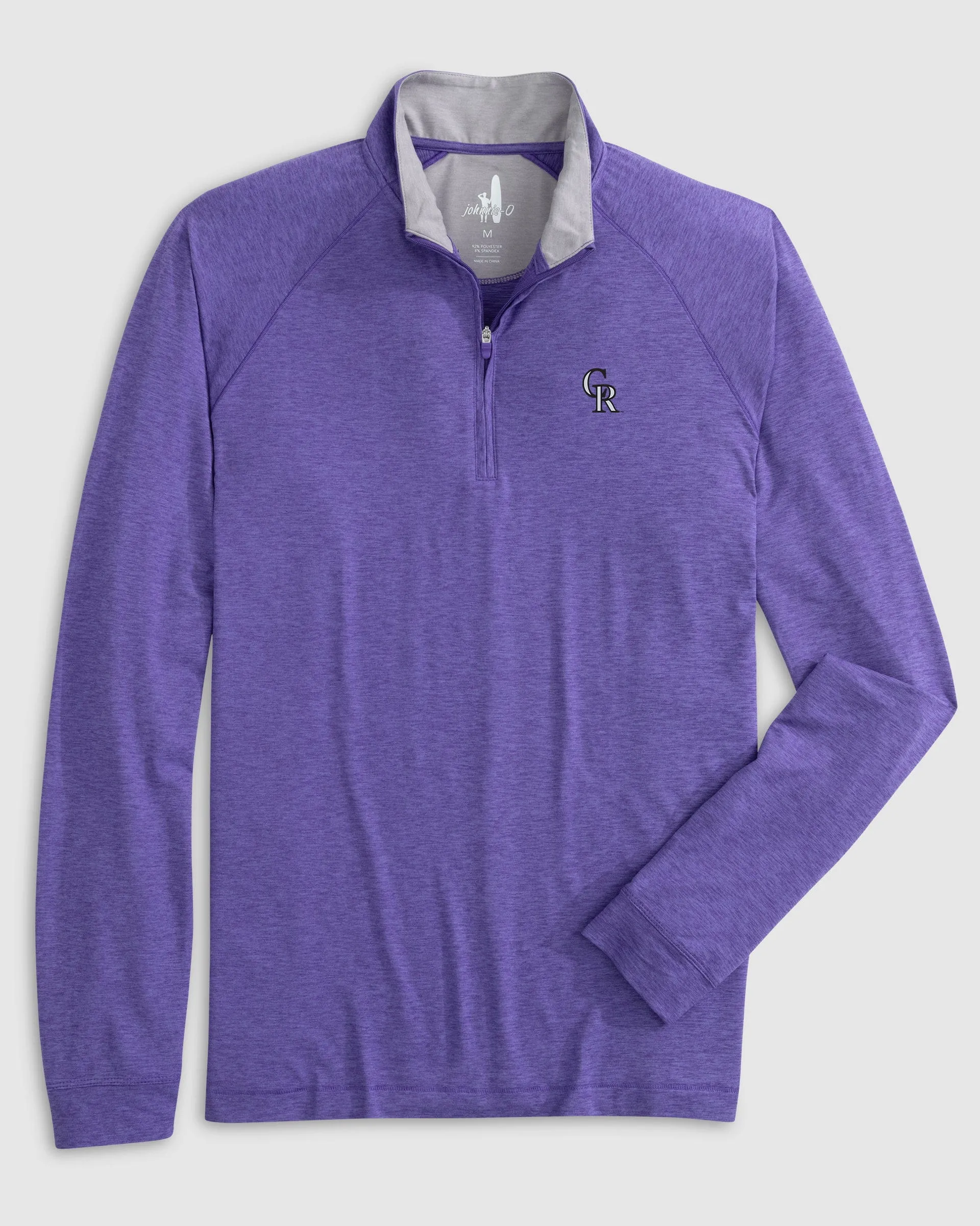 Colorado Rockies Freeborne Performance 1/4 Zip sold by Johnnie-O