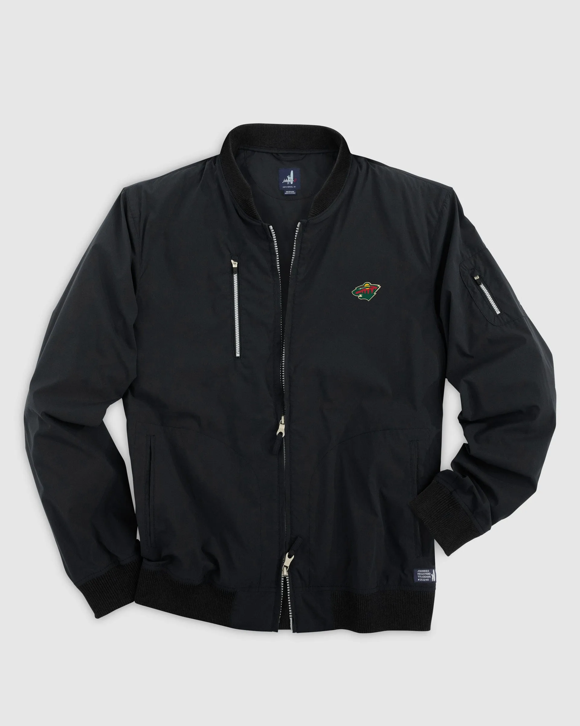 Minnesota Wild Corsair Bomber Jacket sold by Johnnie-O