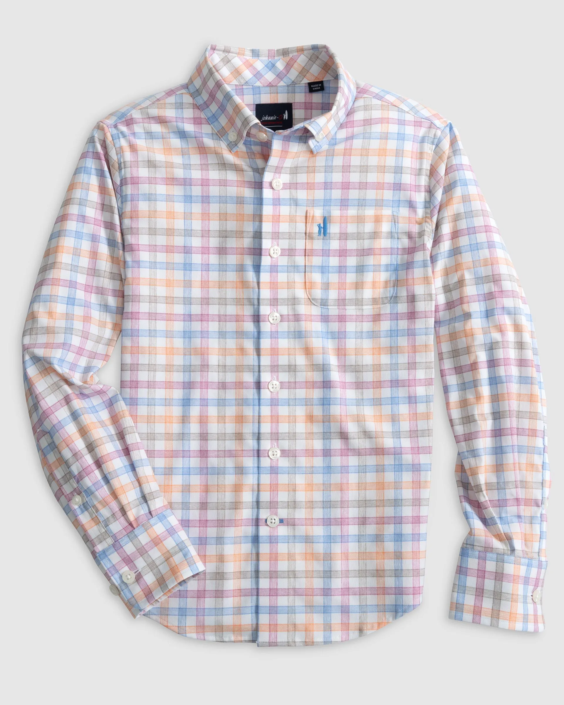 Scull Jr. Performance Button Up Shirt sold by Johnnie-O