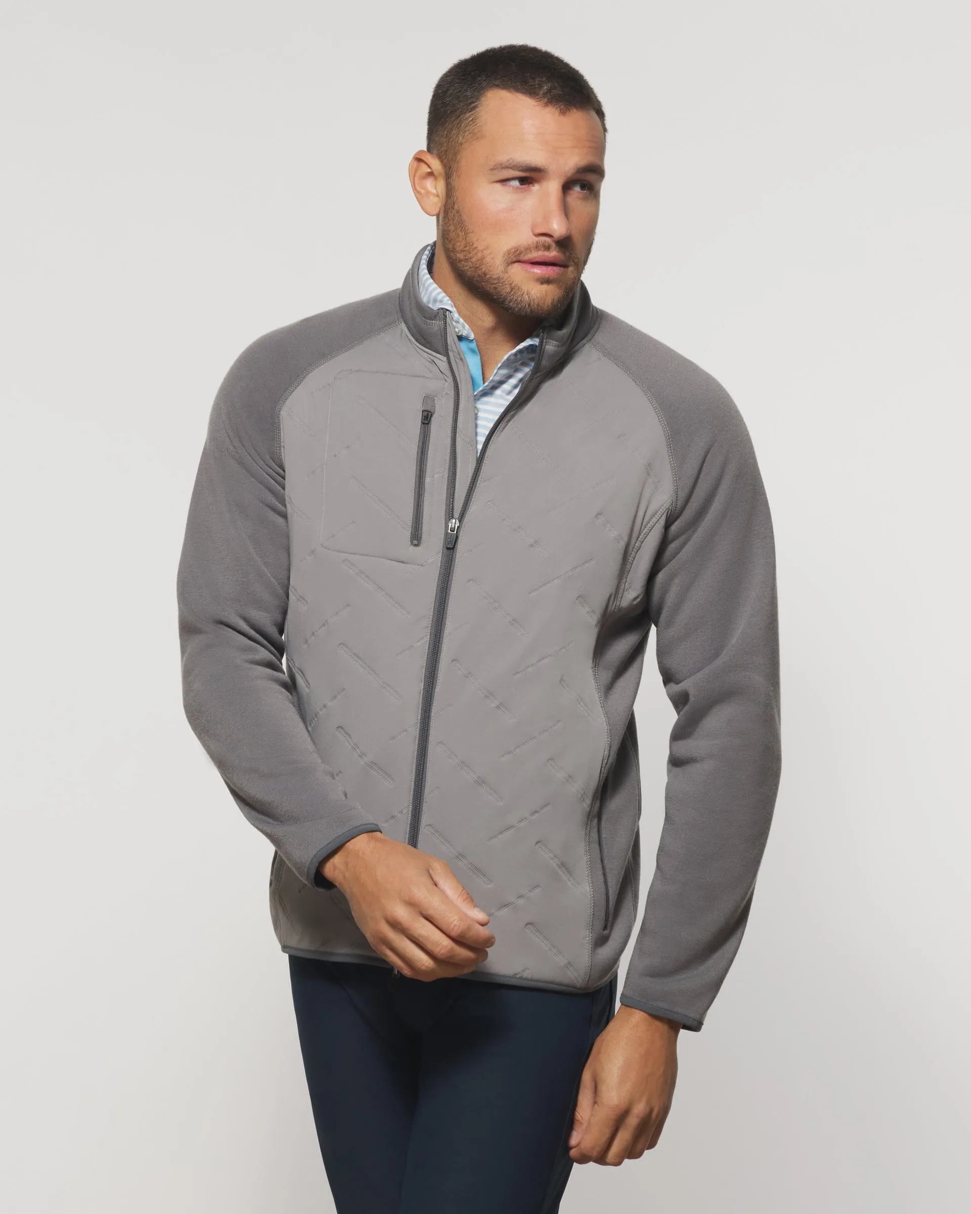 Mario Mixed Media Jacket sold by Johnnie-O product image thumbnail 3