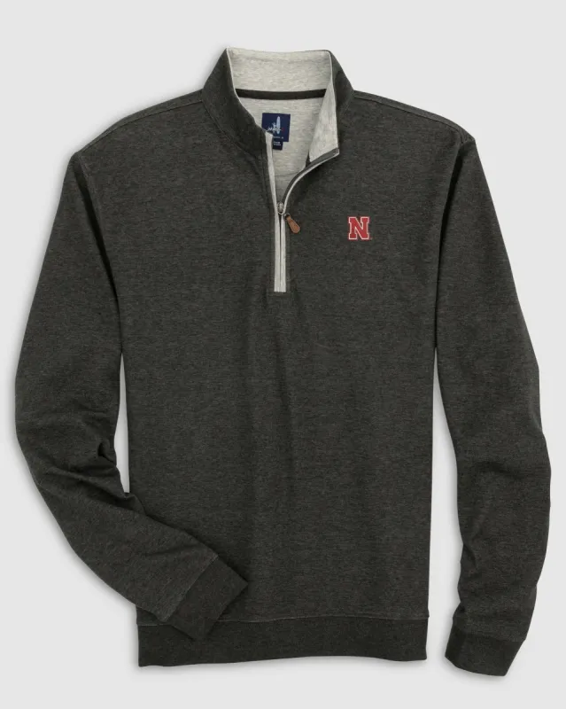 Nebraska Sully 1/4 Zip sold by Johnnie-O
