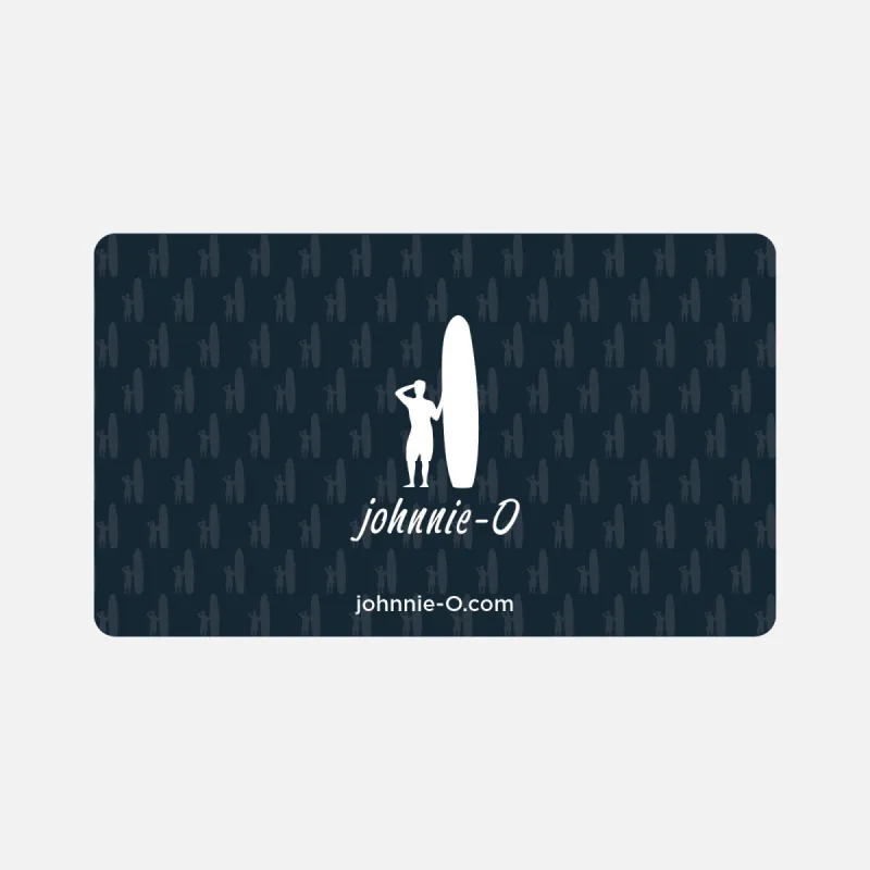 Johnnie-O Physical Gift Card sold by Johnnie-O