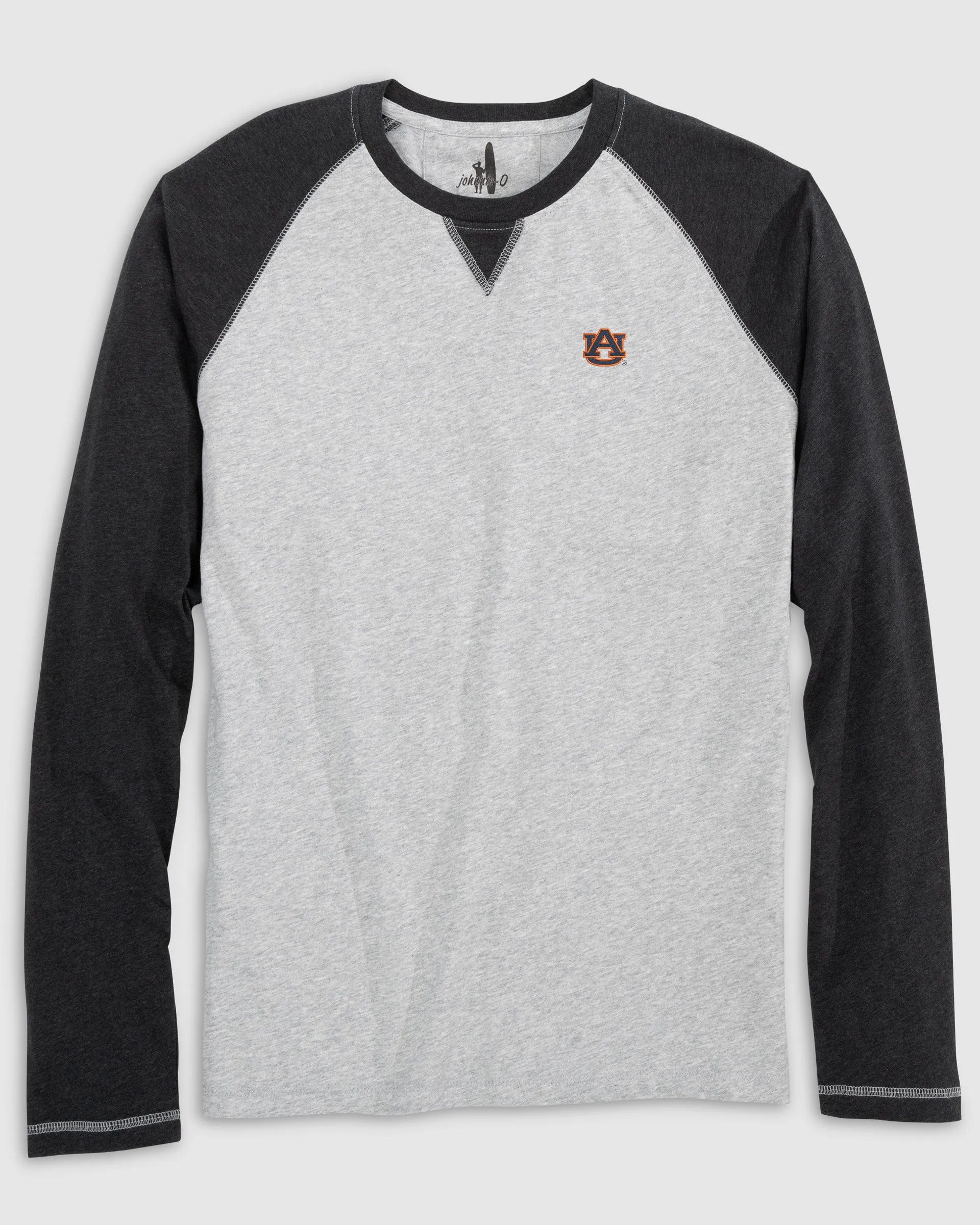 Auburn Alsen Long Sleeve Baseball Tee sold by Johnnie-O