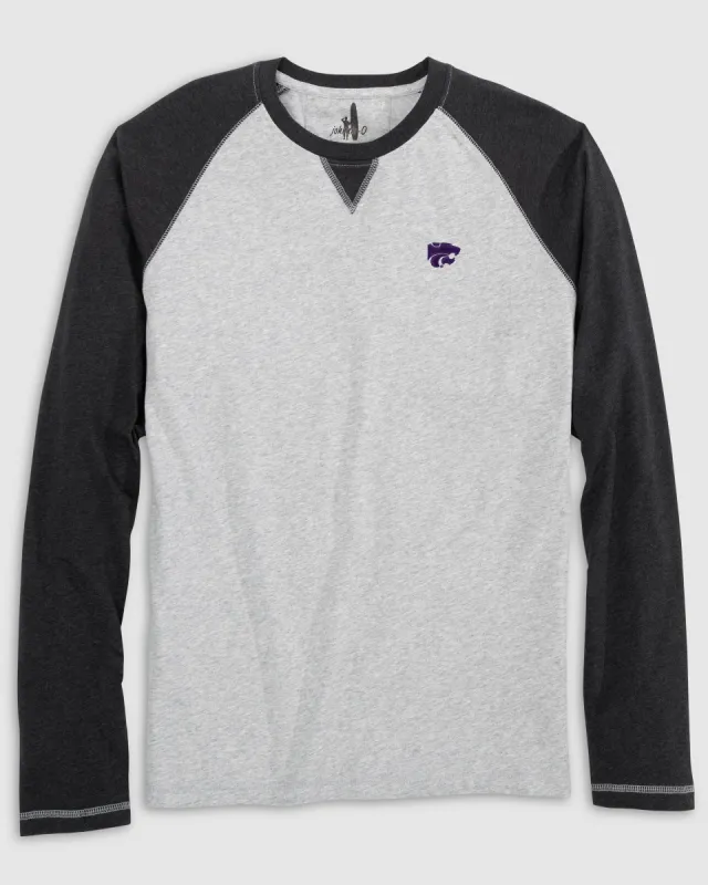Kansas State Alsen Long Sleeve Baseball Tee sold by Johnnie-O
