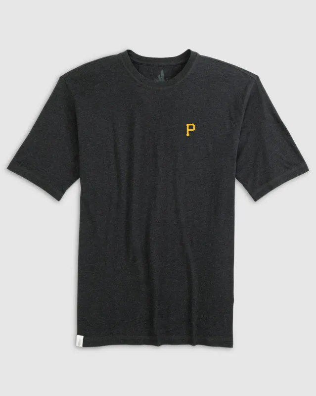 Pittsburgh Pirates Heathered Spencer Cotton T-Shirt sold by Johnnie-O