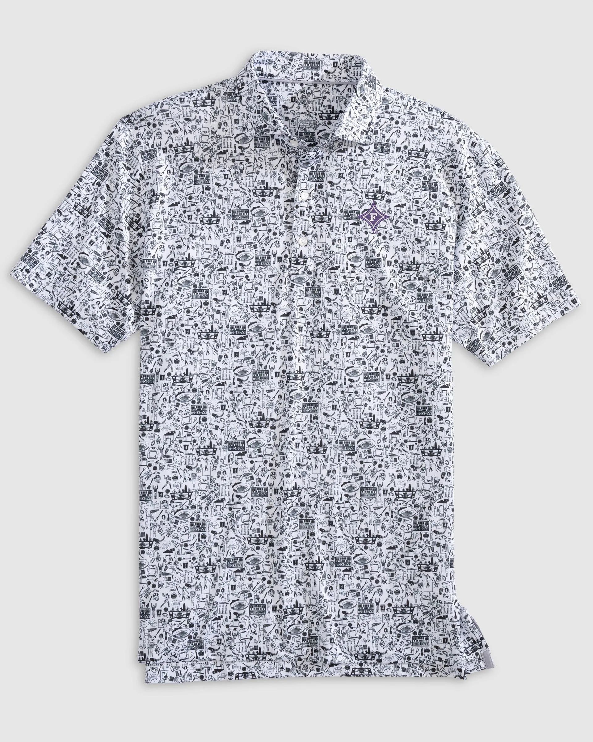 Furman Tailgater Printed Jersey Performance Polo sold by Johnnie-O product image thumbnail 2