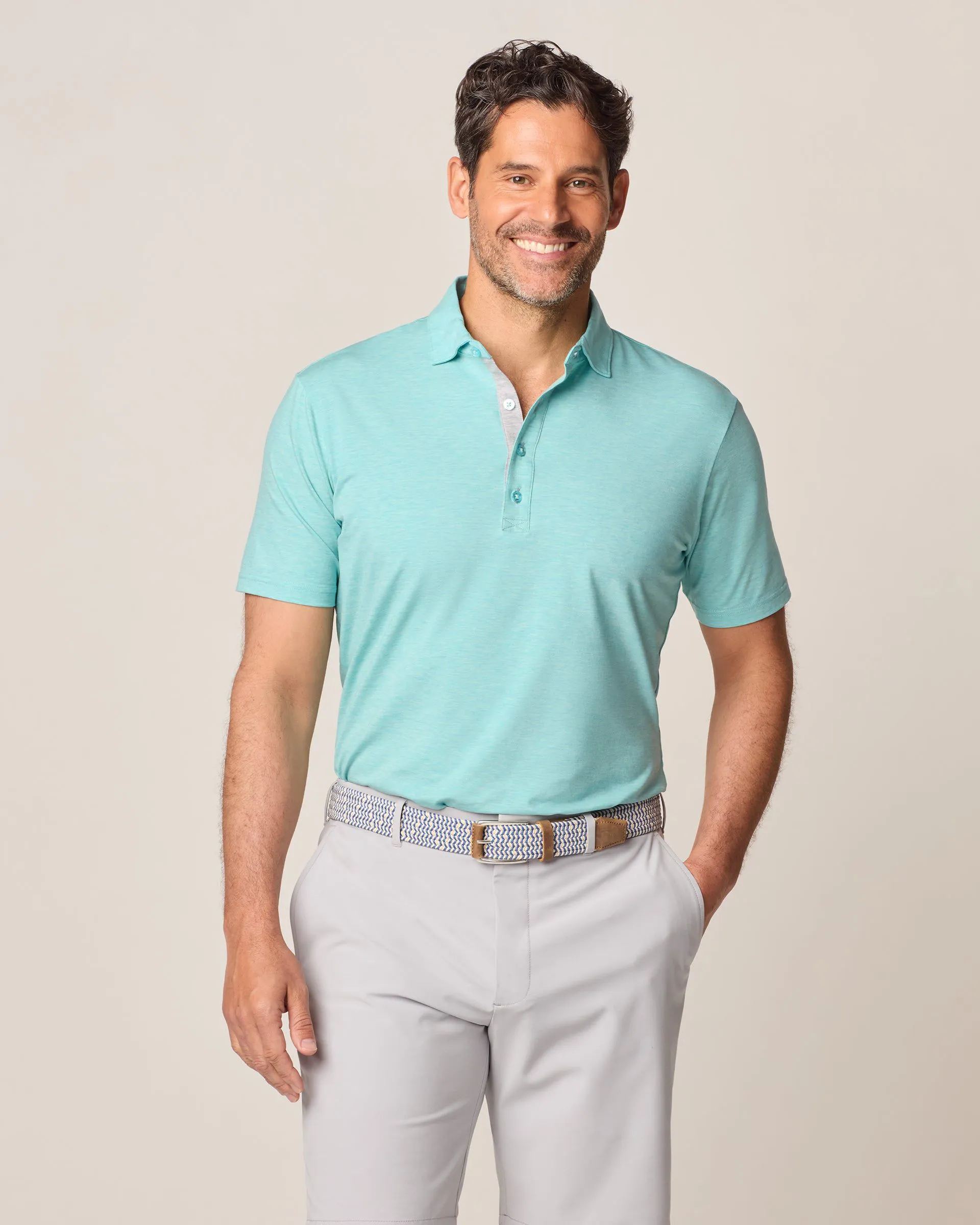 Linxter Cotton Blend Performance Polo sold by Johnnie-O