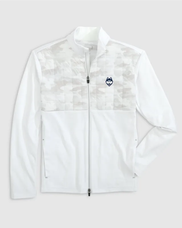 UConn Godwin Mixed Media Performance Jacket sold by Johnnie-O