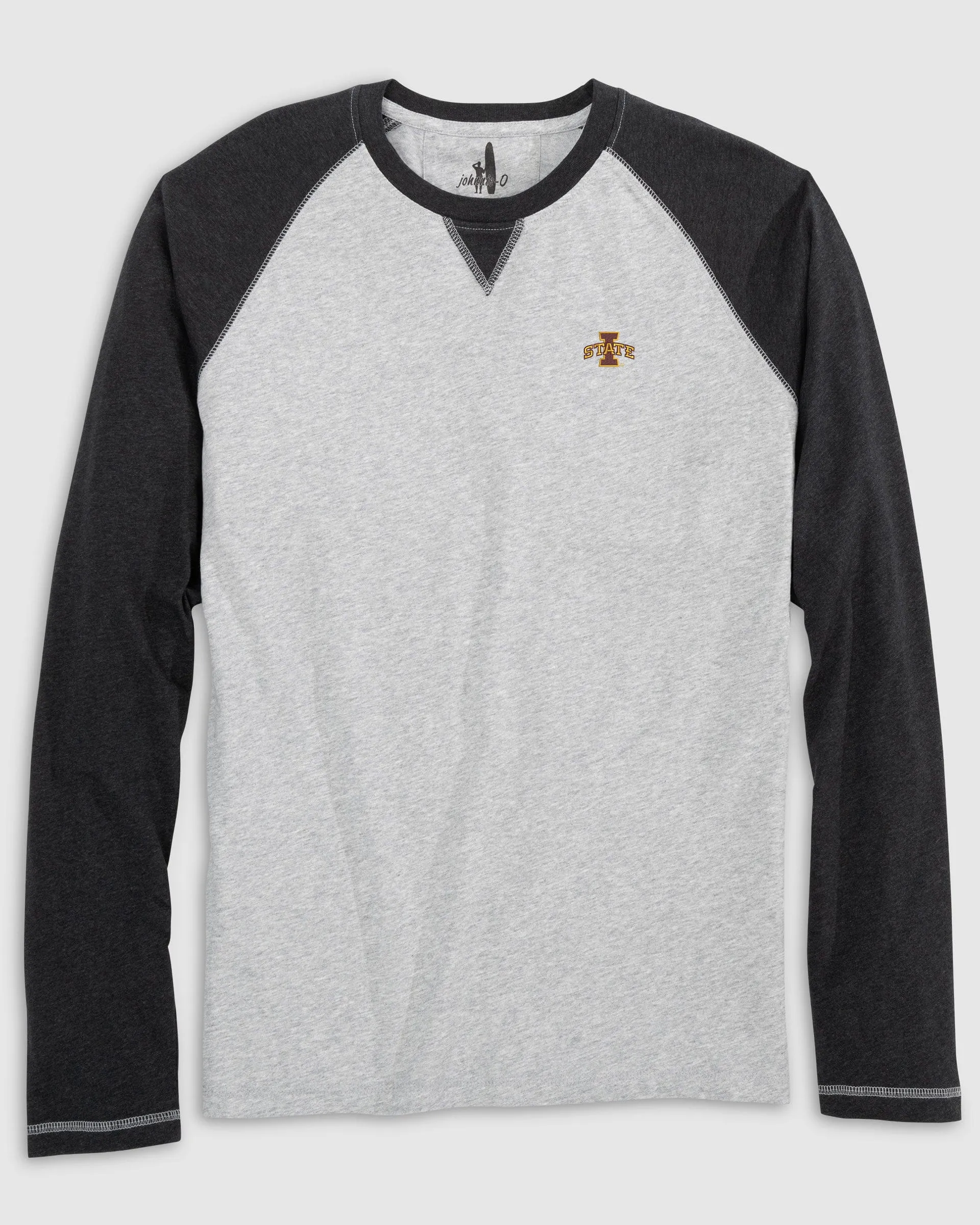 Iowa State Alsen Long Sleeve Baseball Tee sold by Johnnie-O
