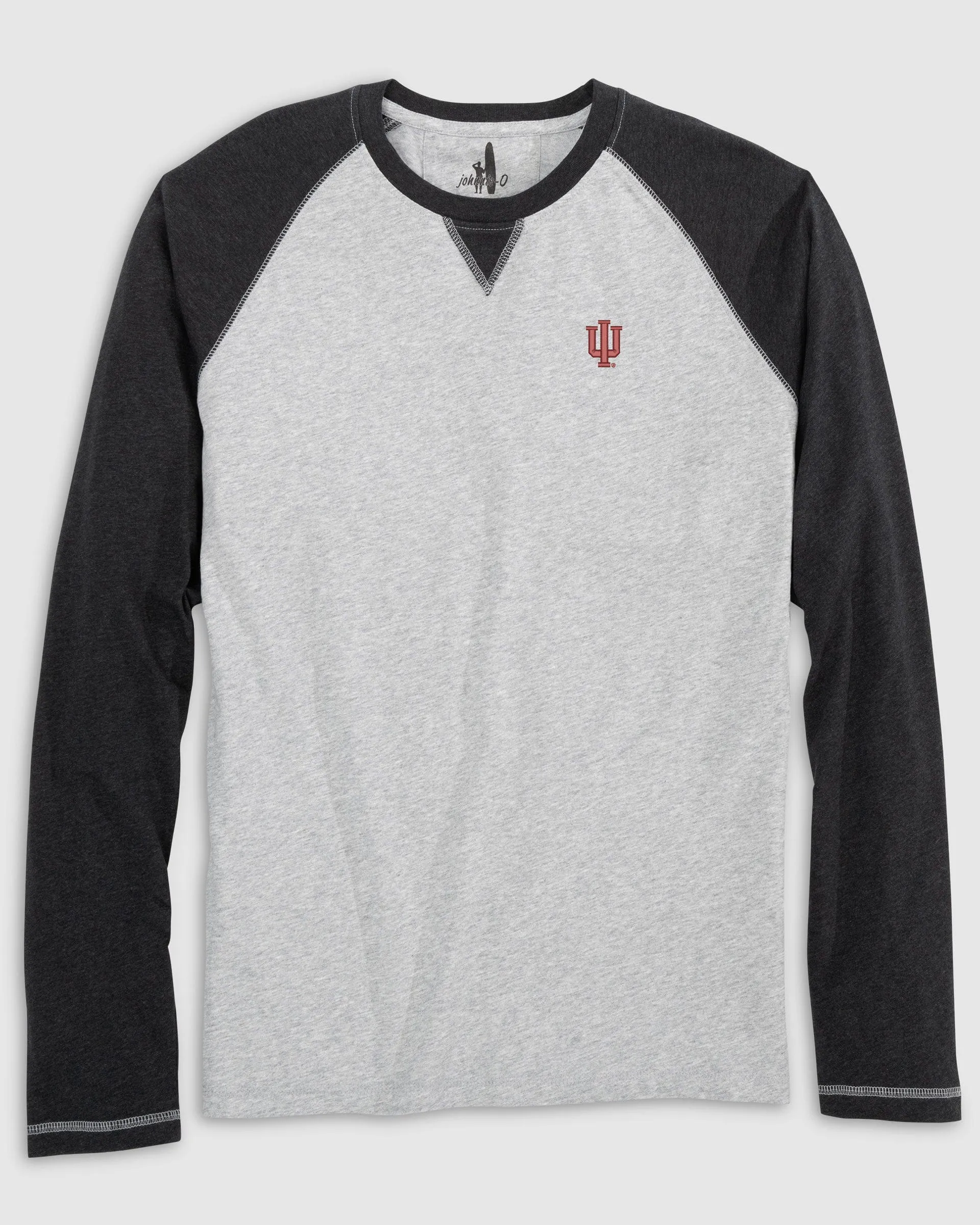 Indiana Alsen Long Sleeve Baseball Tee sold by Johnnie-O