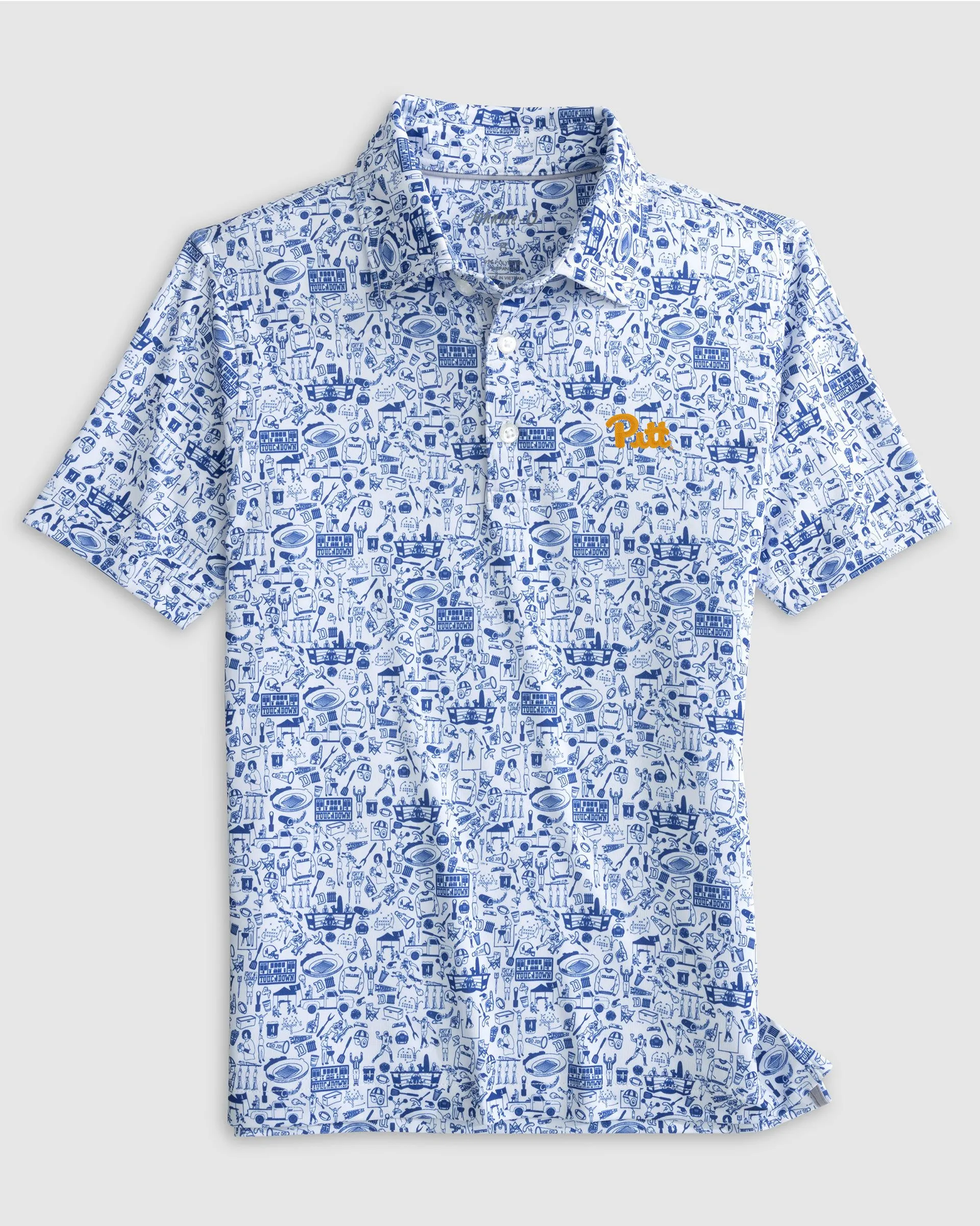 Pittsburgh Tailgater Jr. Printed Jersey Performance Polo sold by Johnnie-O product image thumbnail 2