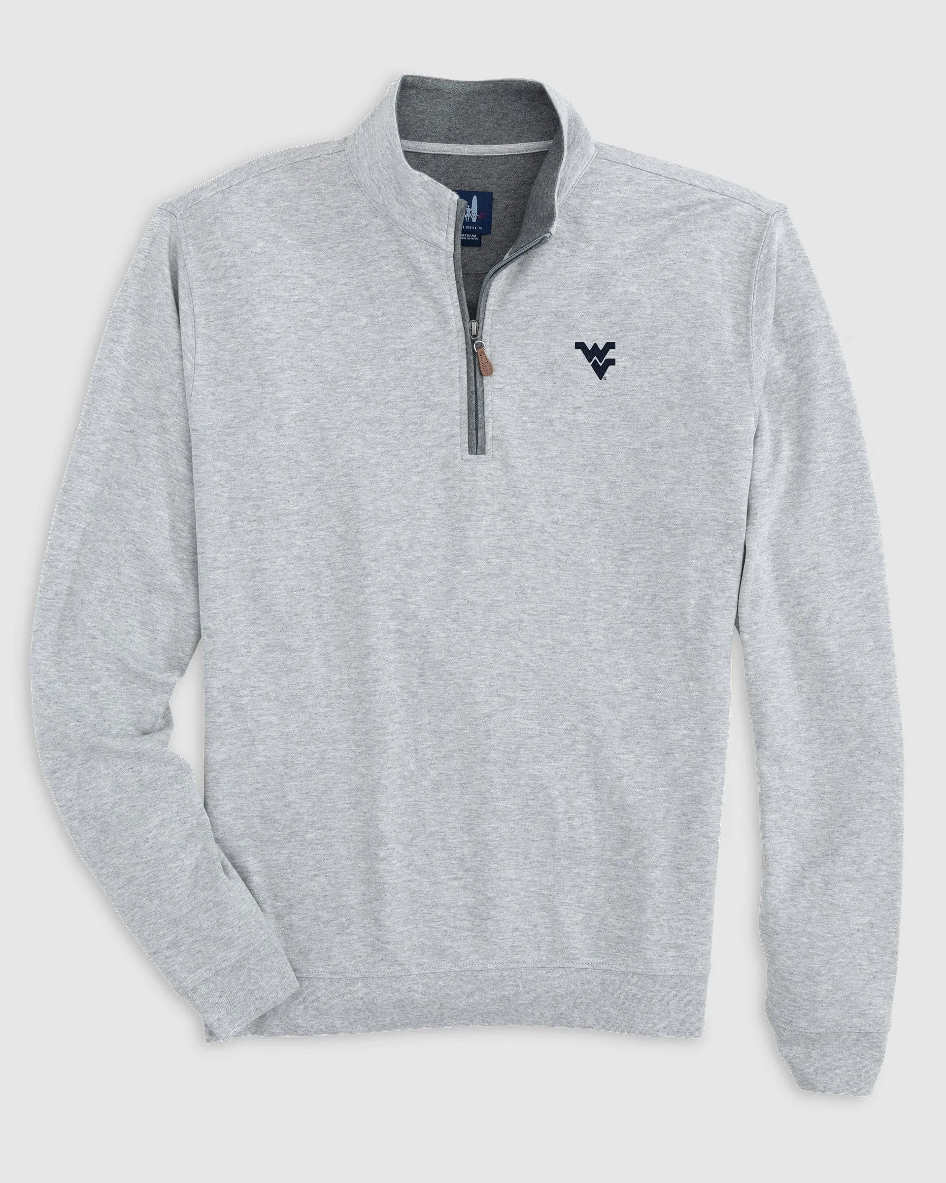 West Virginia Sully 1/4 Zip sold by Johnnie-O