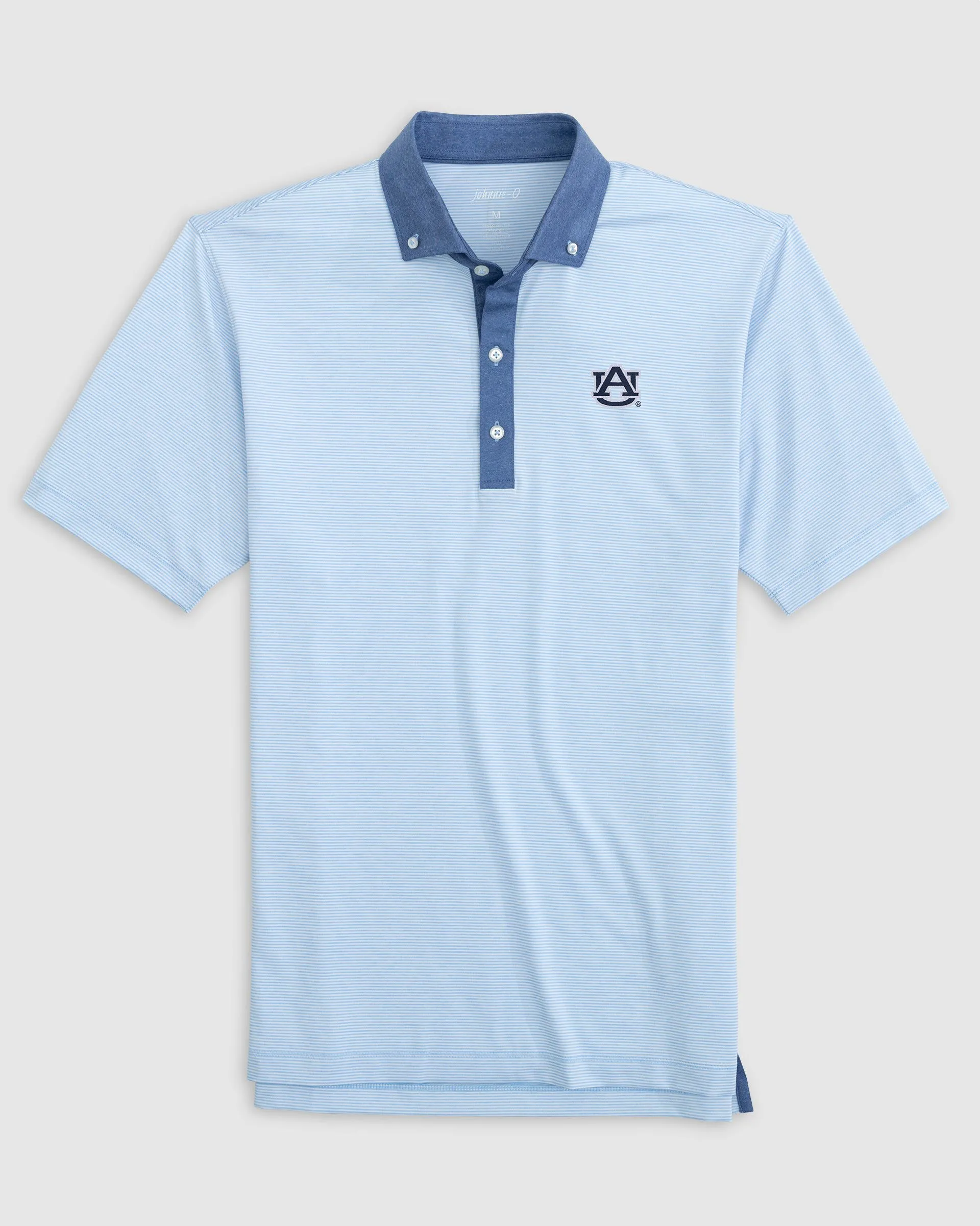 Auburn Walsh Striped Jersey Performance Polo sold by Johnnie-O