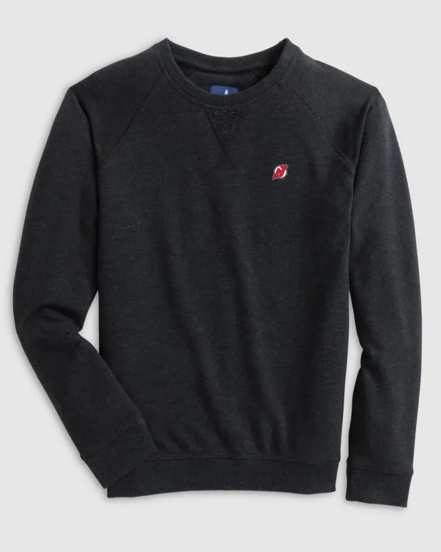 New Jersey Devils Freeman Jr. Crewneck Fleece Sweatshirt sold by Johnnie-O