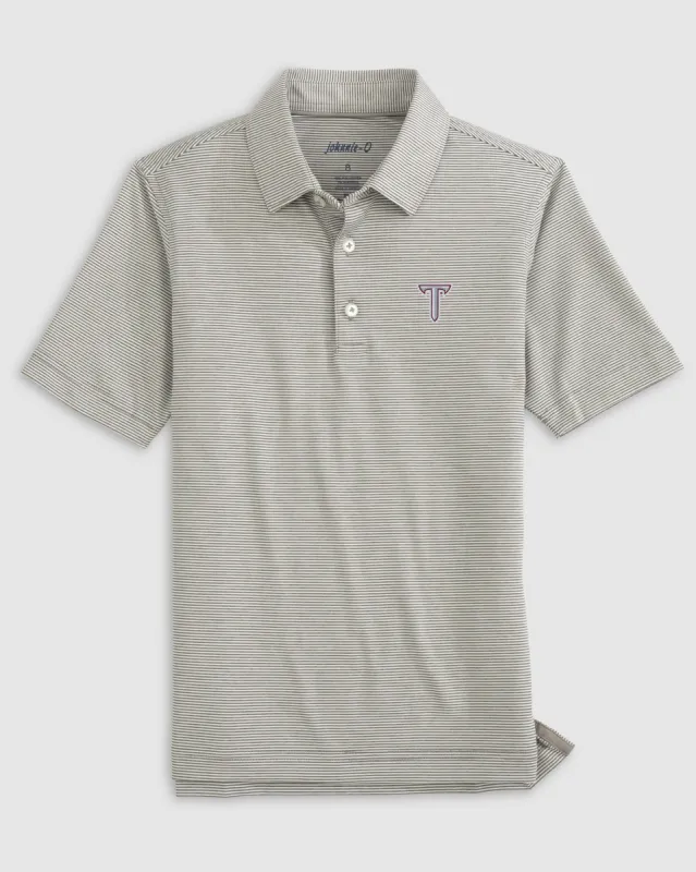 Troy Lyndonn Jr. Striped Jersey Performance Polo sold by Johnnie-O