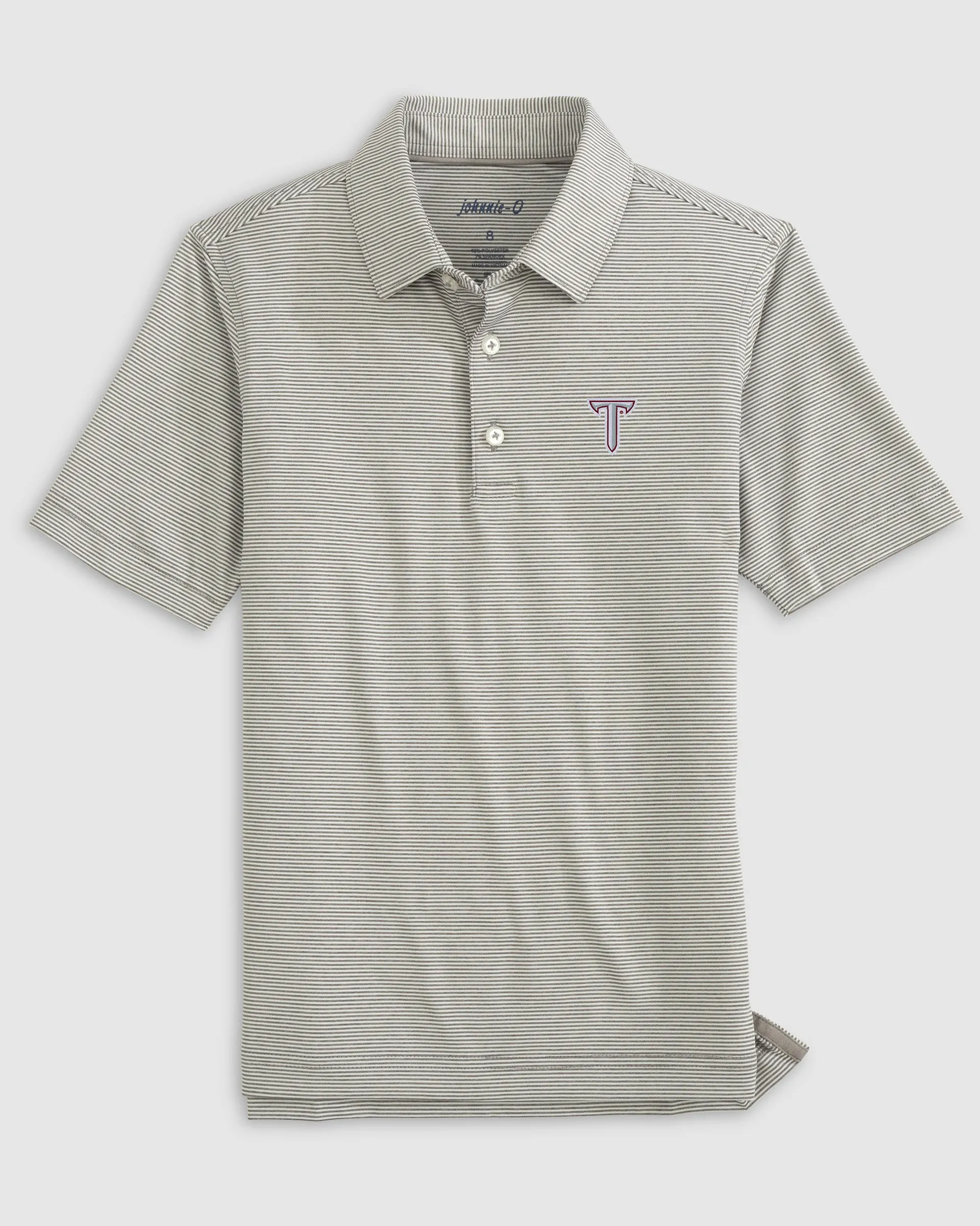 Troy Lyndonn Jr. Striped Jersey Performance Polo sold by Johnnie-O