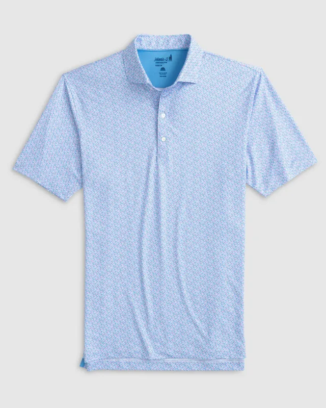 Big & Tall Harkins Printed Jersey Performance Polo sold by Johnnie-O