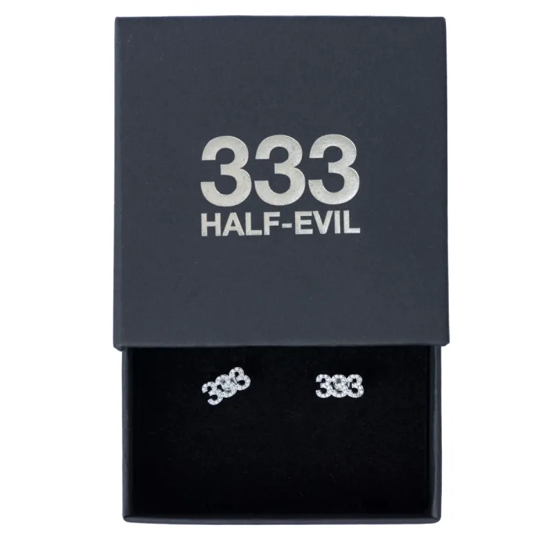 BLING LOGO EARRINGS sold by Half Evil