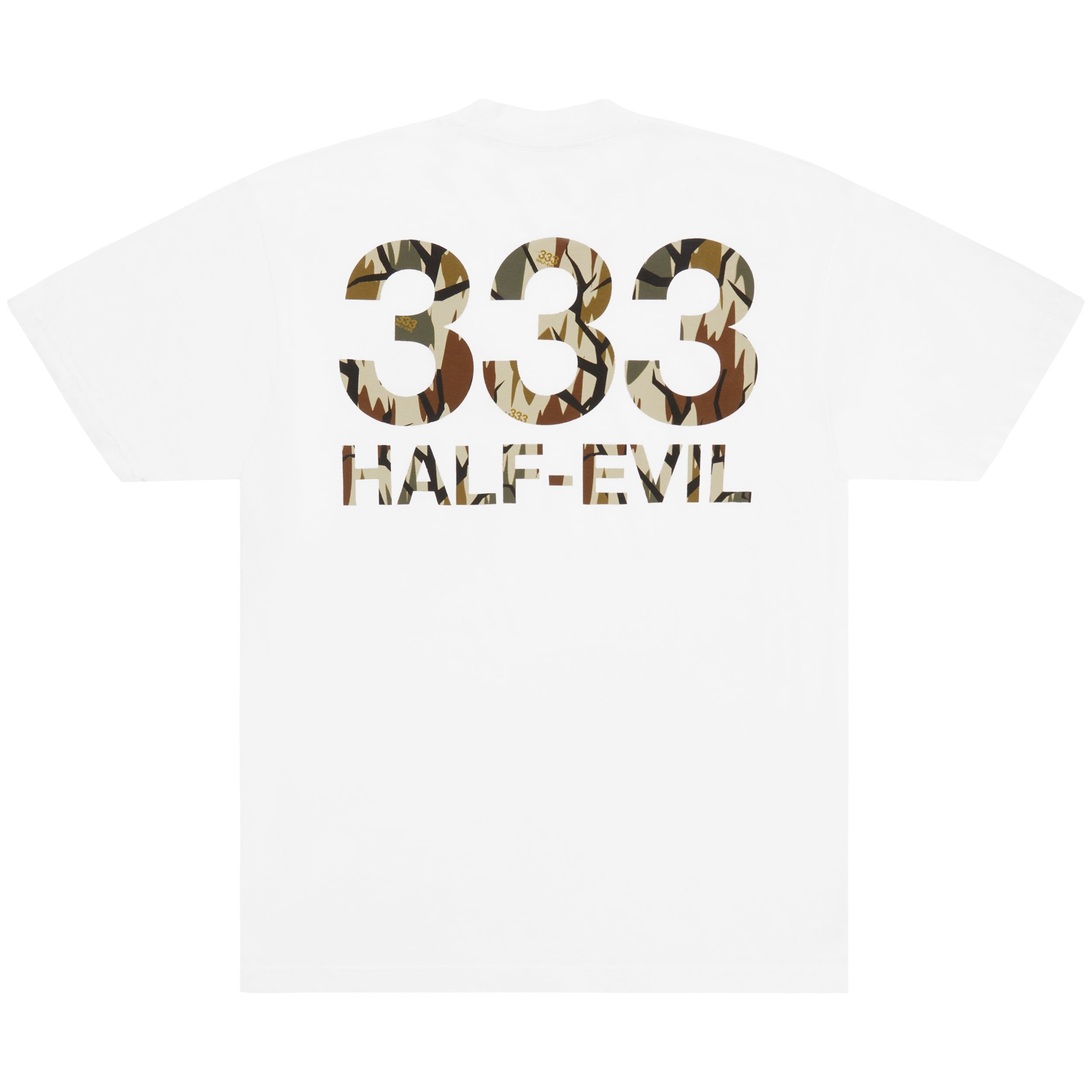 WHITE HUNTER CAMO LOGO TEE sold by Half Evil product image thumbnail 2